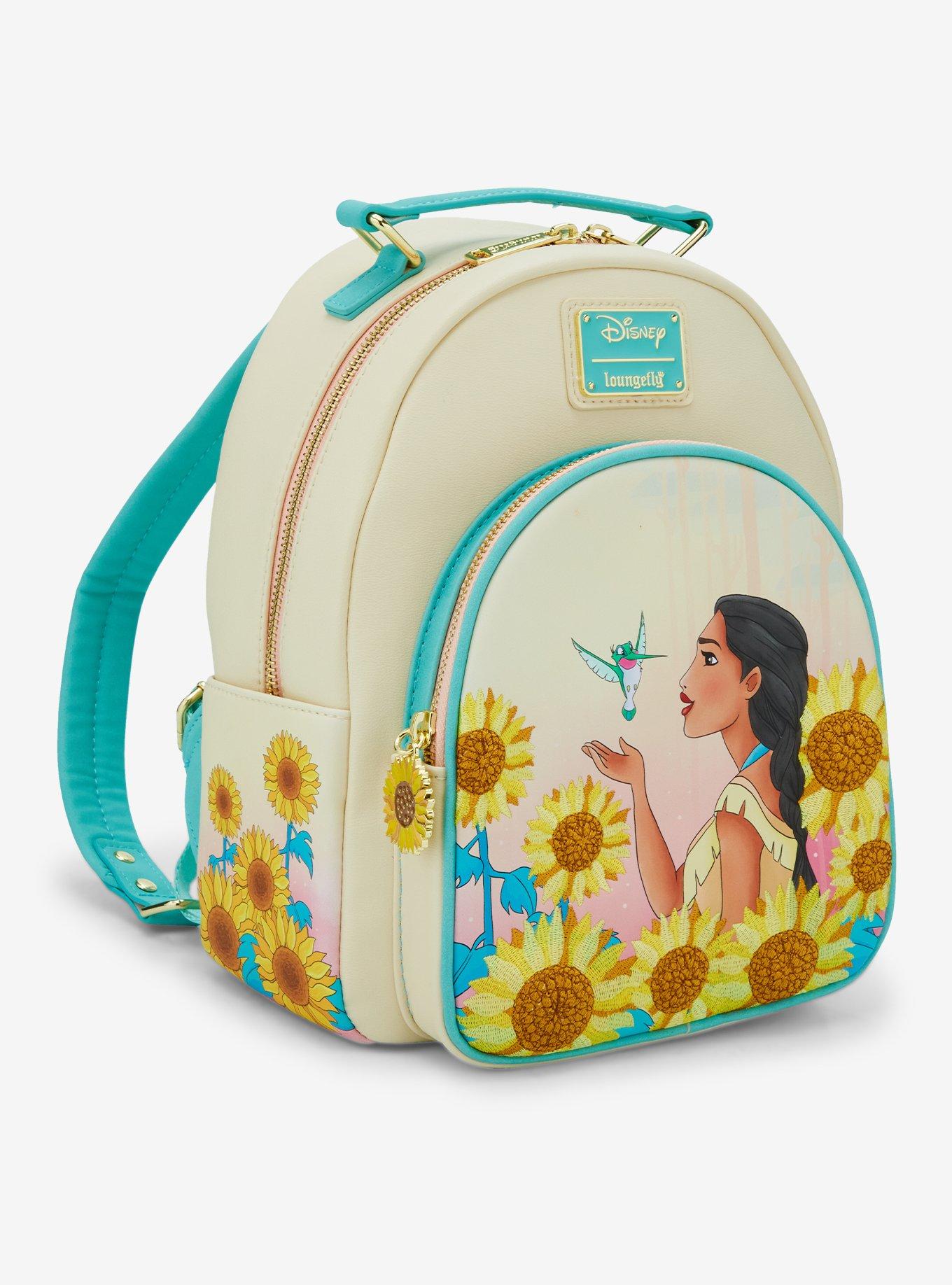 Loungefly Disney Pocahontas Flit & Pocahontas Sunflower Mini Backpack — BoxLunch Exclusive, , alternate