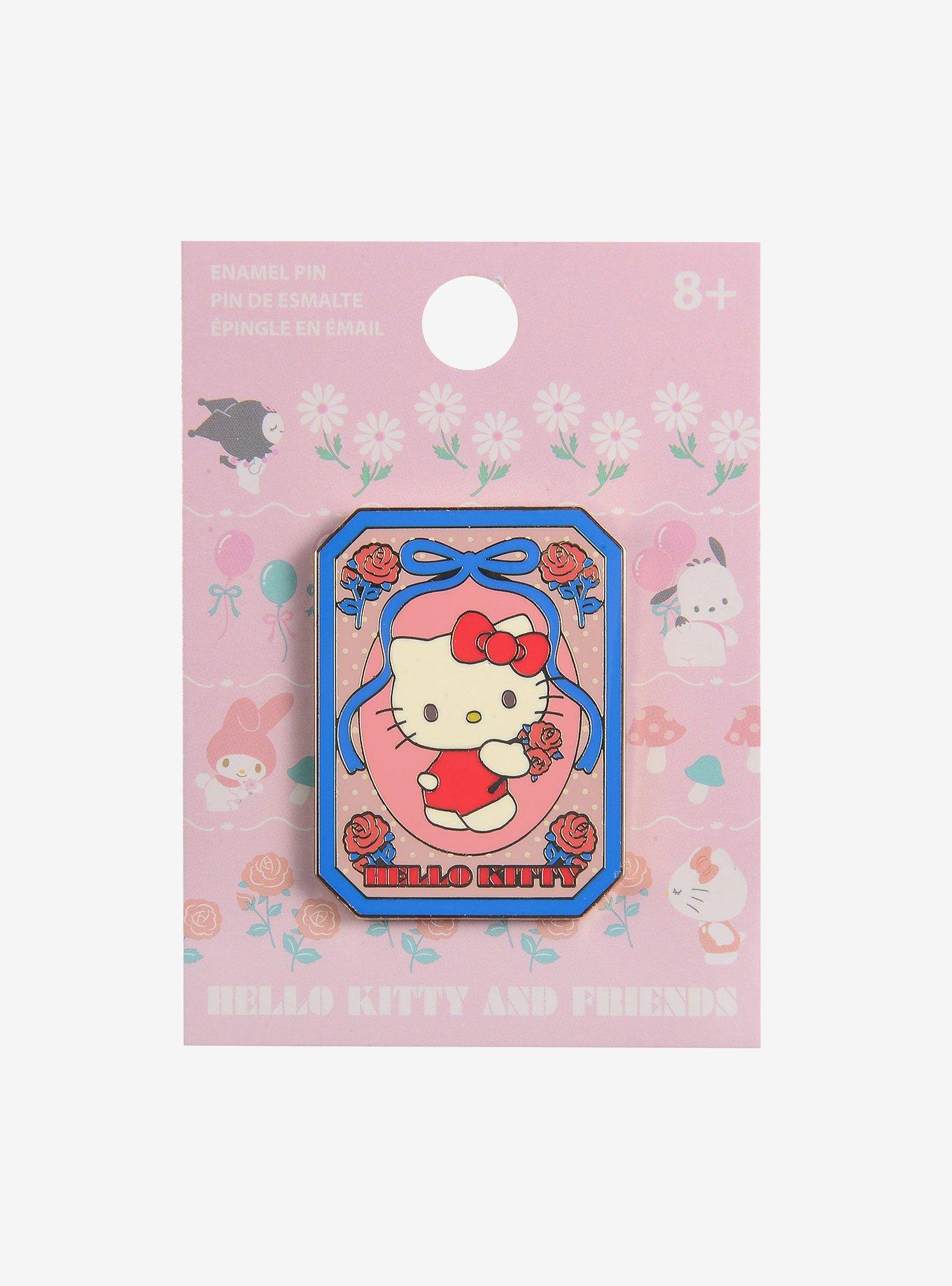 Sanrio Hello Kitty Retro Enamel Pin &mdash; BoxLunch Exclusive, , hi-res