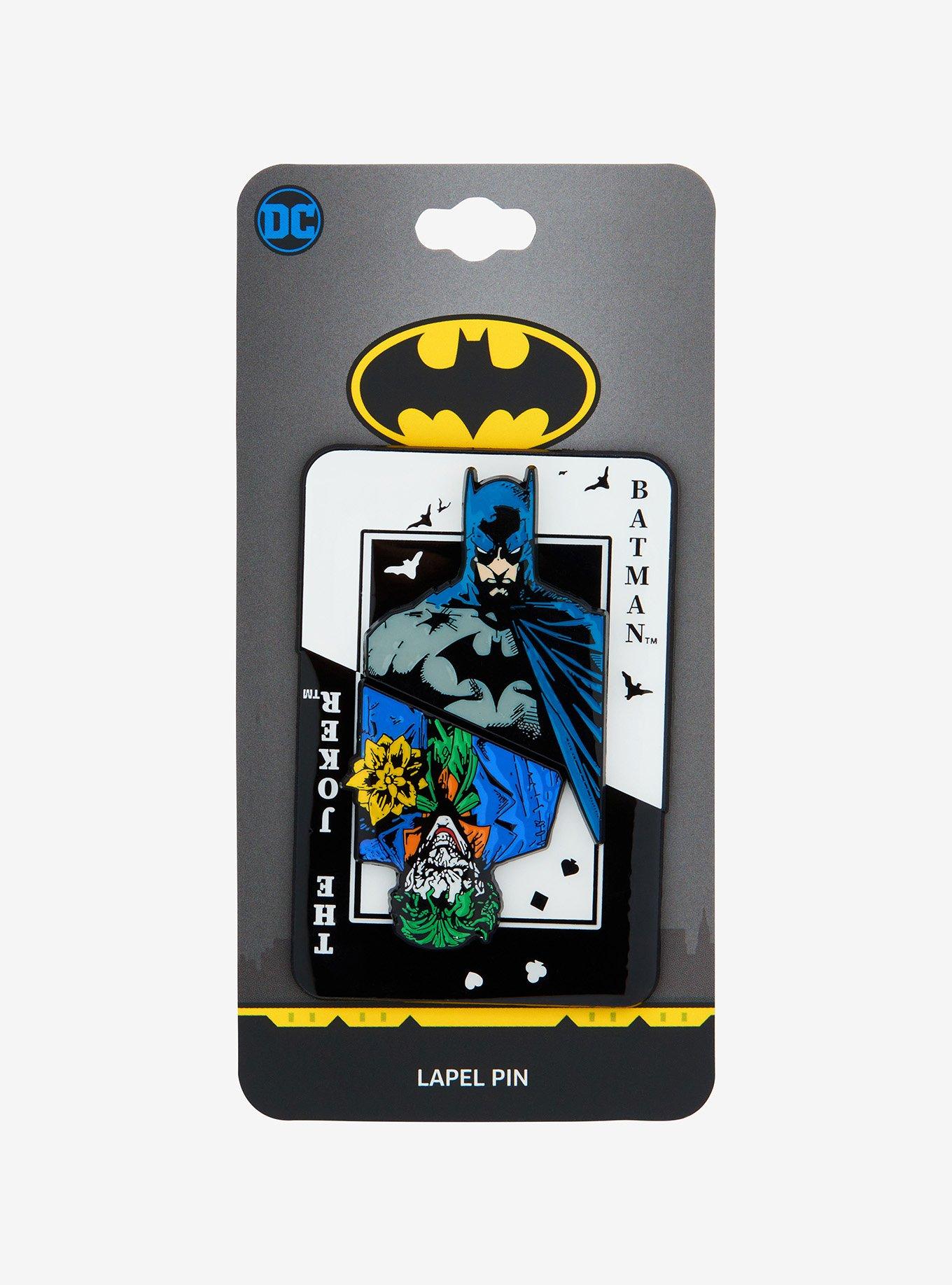 DC Comics Batman The Joker Playing Card 3 Piece Enamel Pin — BoxLunch Exclusive, , alternate