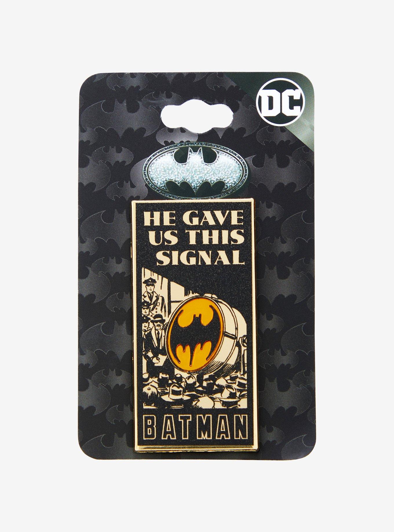 DC Comics Batman Bat Signal Enamel Pin — BoxLunch Exclusive, , alternate