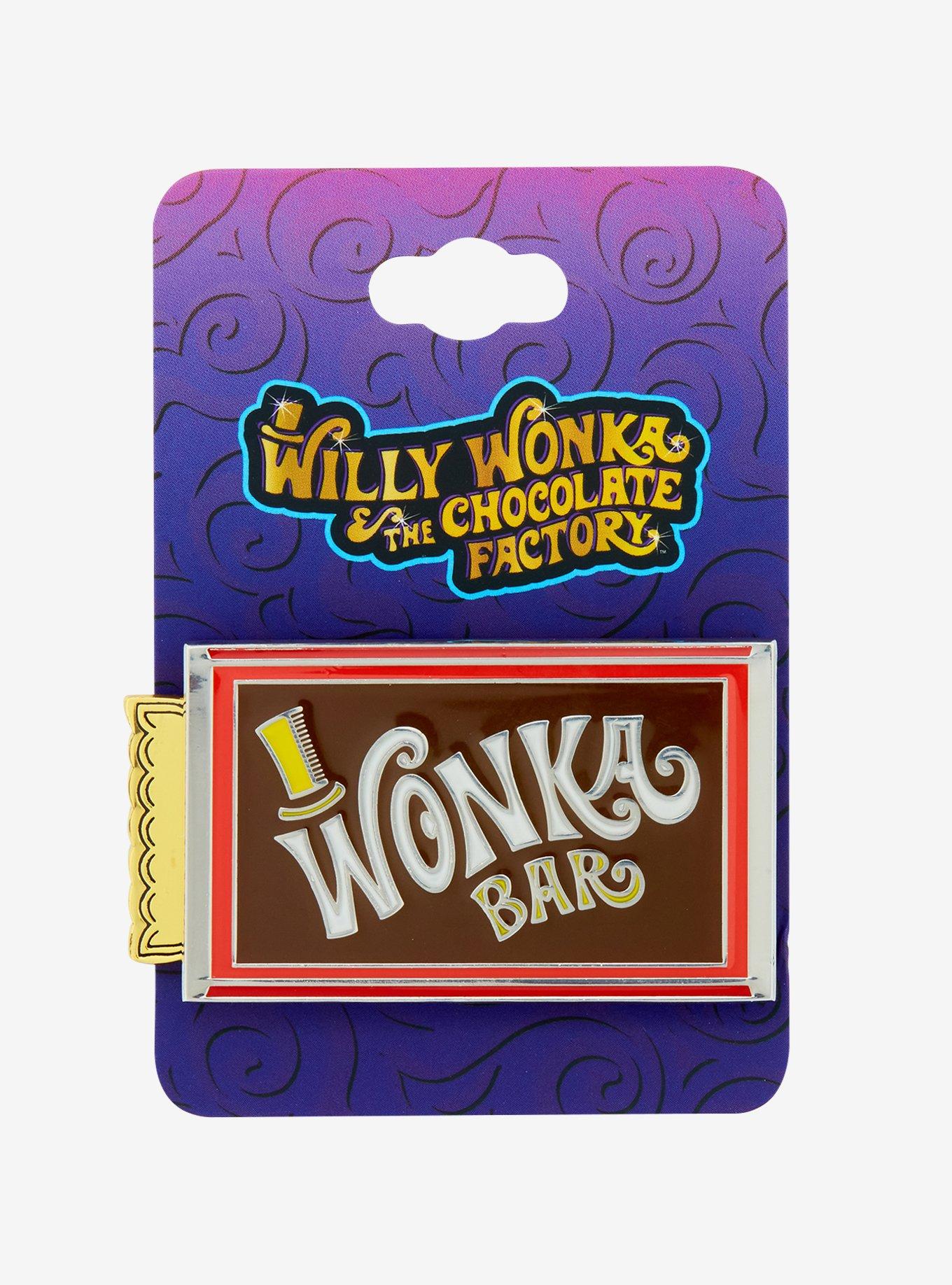 Willy Wonka and the Chocolate Factory Golden Ticket Sliding Enamel Pin — BoxLunch Exclusive, , alternate