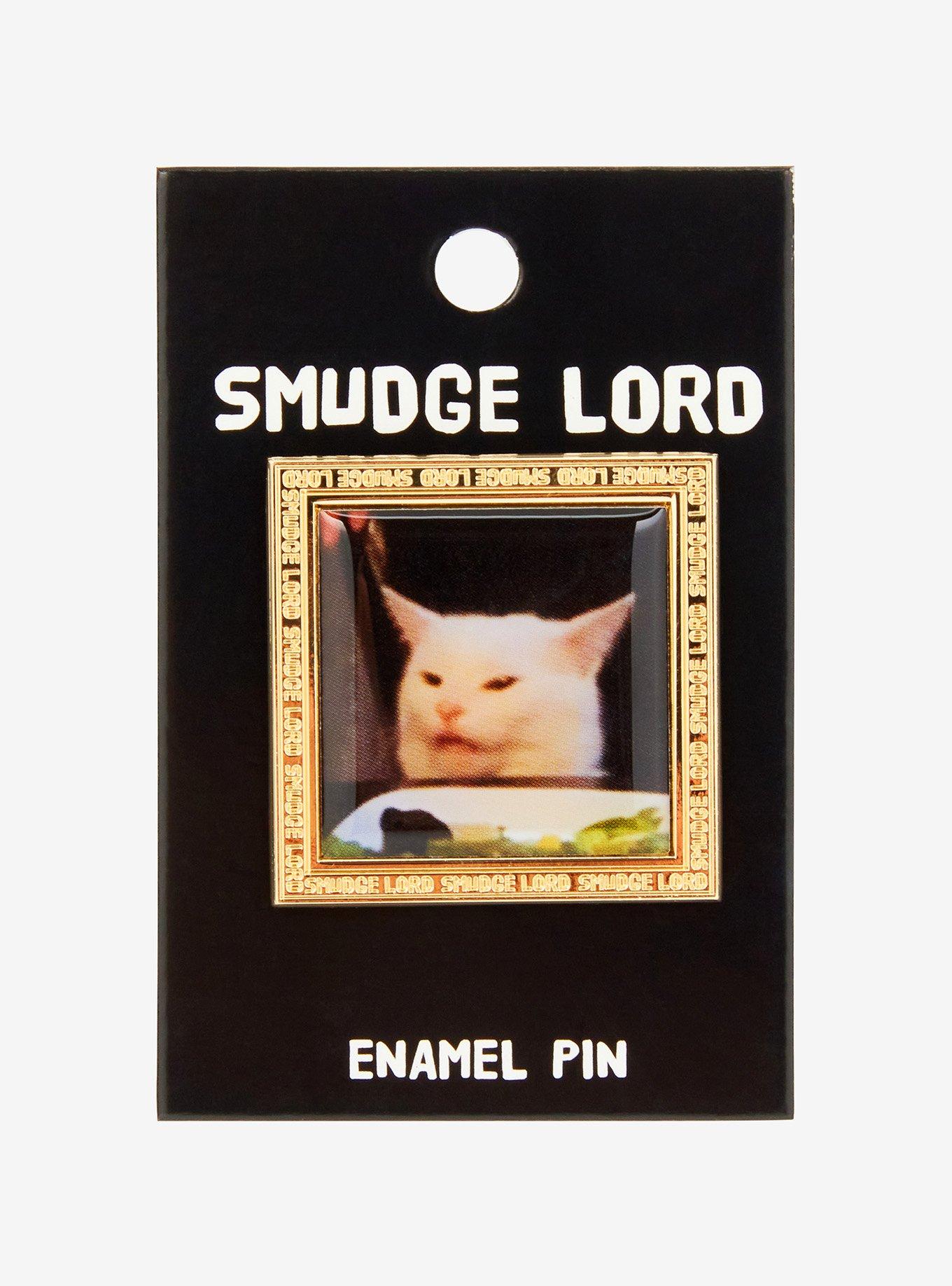 Smudge Lord Framed Meme Picture Enamel Pin, , alternate