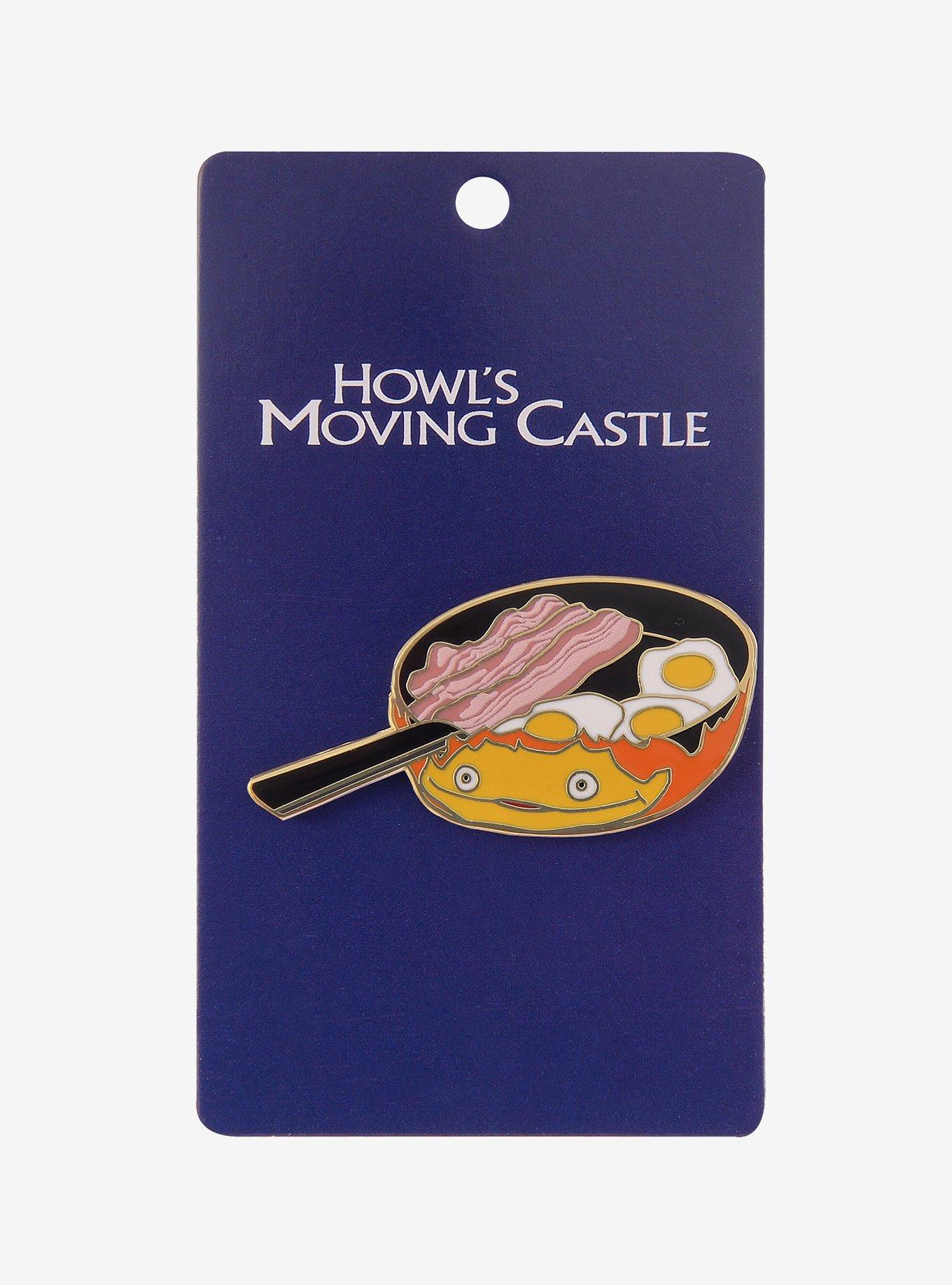 Studio Ghibli® Howl's Moving Castle Calcifer Frying Pan Enamel Pin — BoxLunch Exclusive, , hi-res