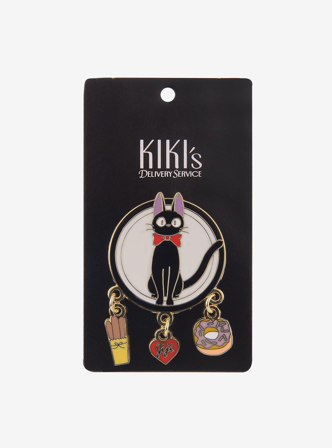 Studio Ghibli&reg; Kiki's Delivery Service Jiji Bakery Dangling Enamel Pin &mdash; BoxLunch Exclusive, , alternate