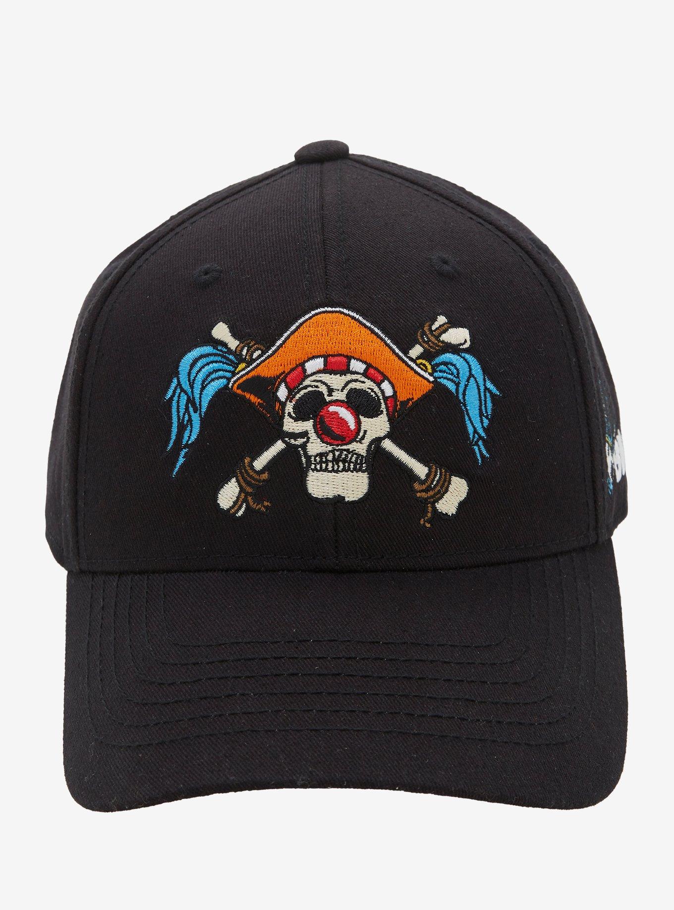 One Piece Buggy Jolly Roger Snapback Hat, , hi-res