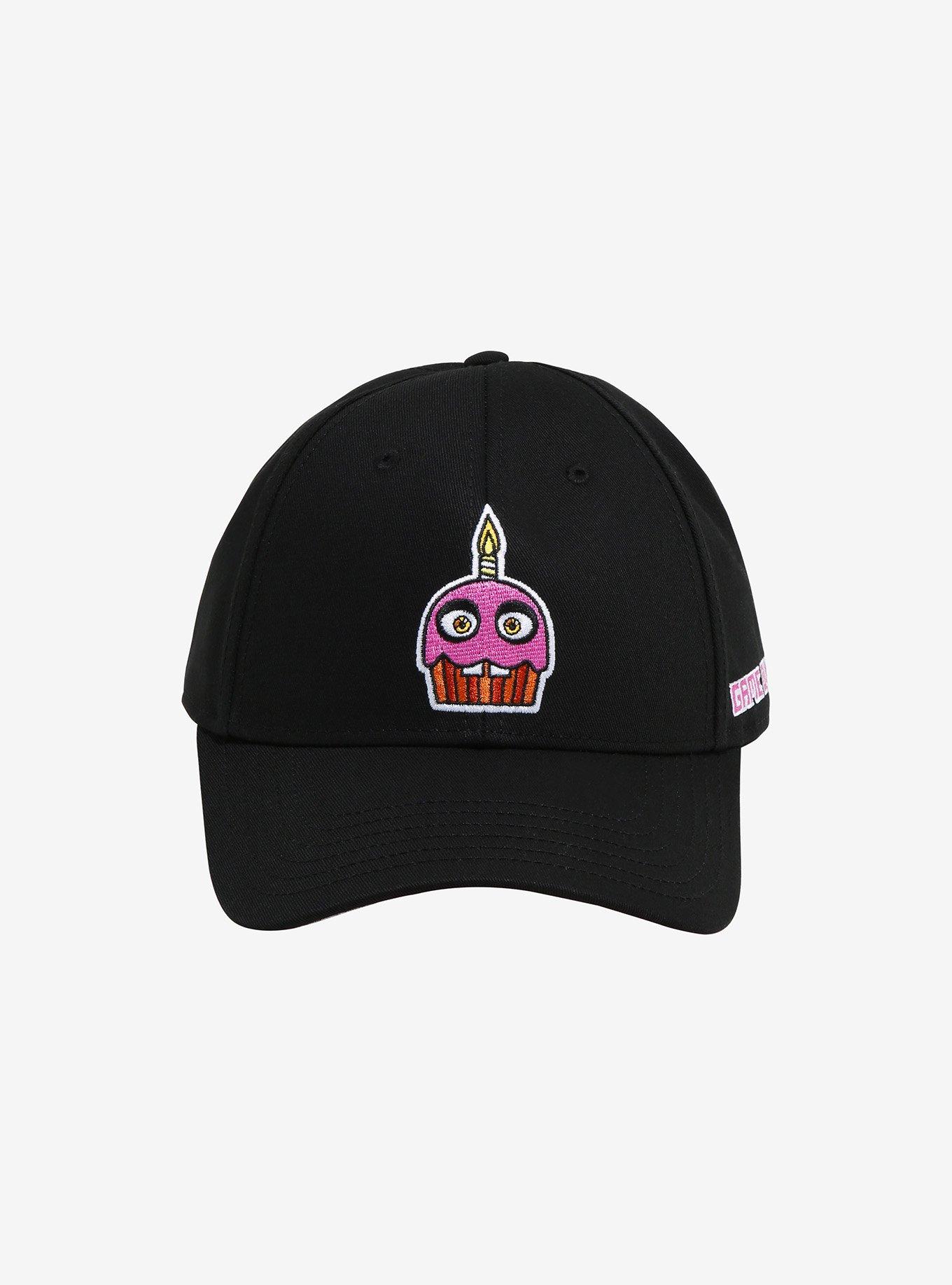 Five Nights At Freddy's Carl The Cupcake Game Over Snapback Hat, , alternate