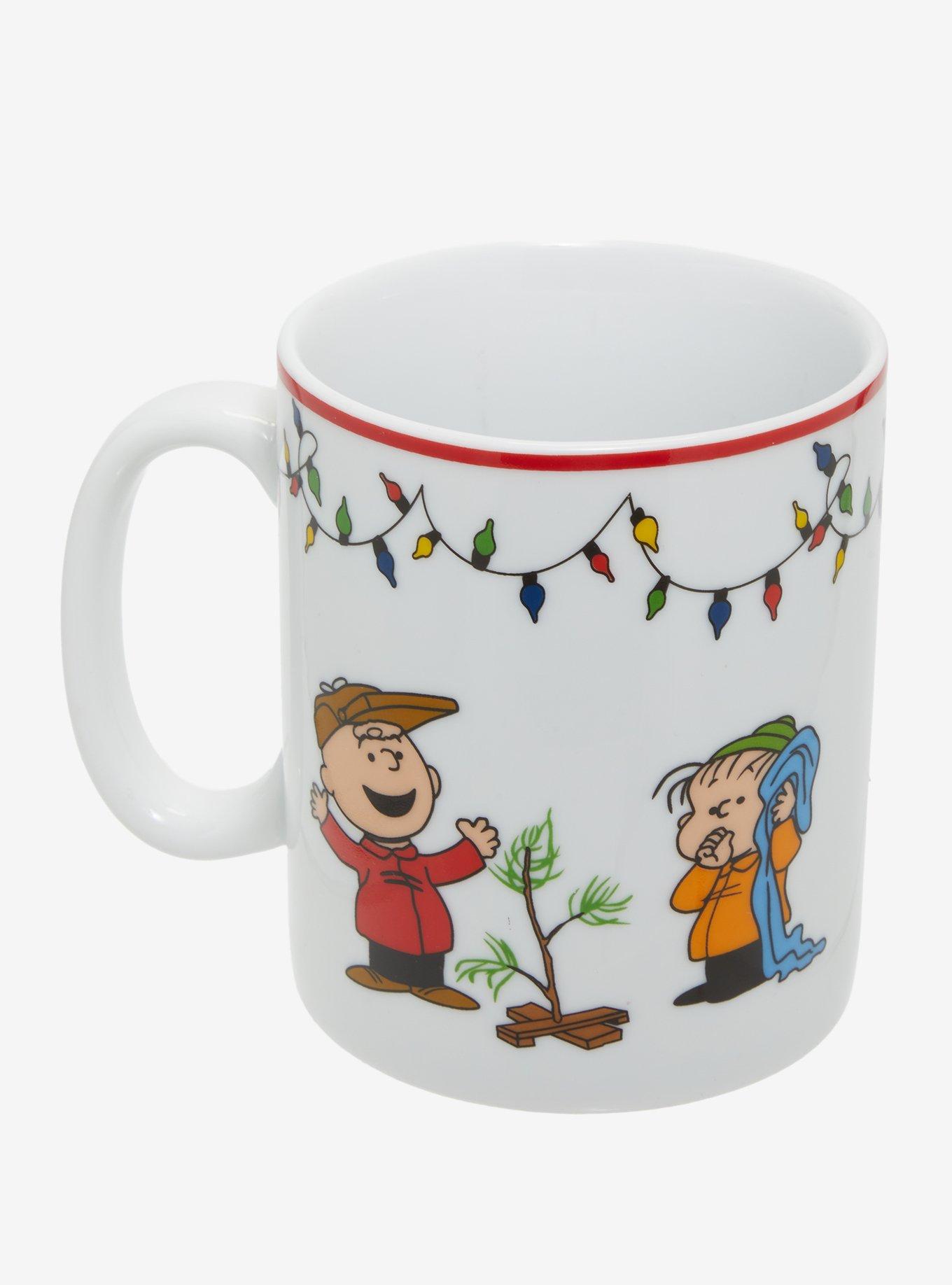 Peanuts Charlie Brown & Snoopy Holiday Lights Mug, , alternate