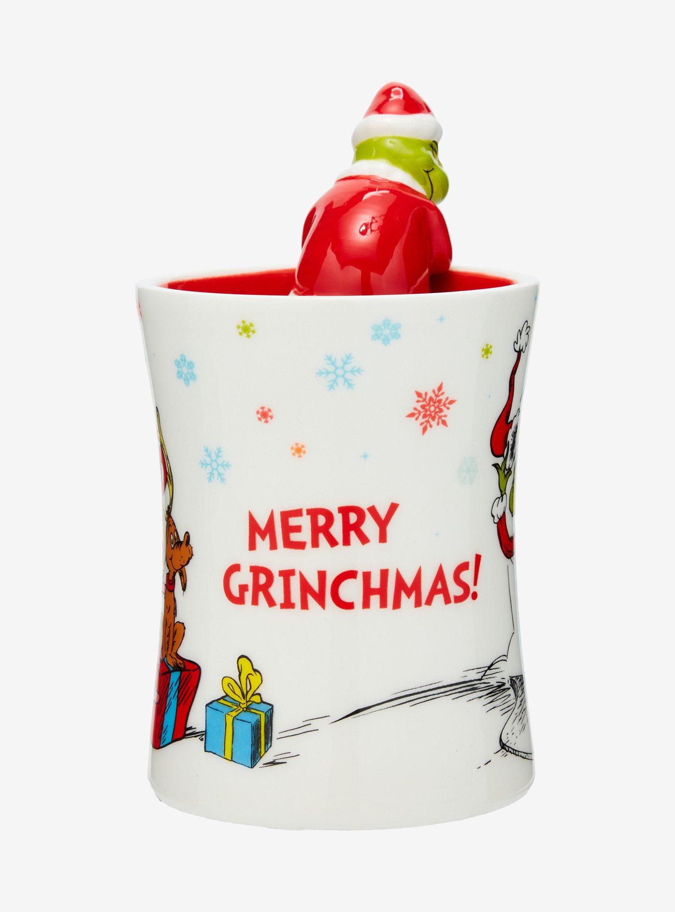 How the Grinch Stole Christmas Merry Grinchmas Critter Mug, , alternate