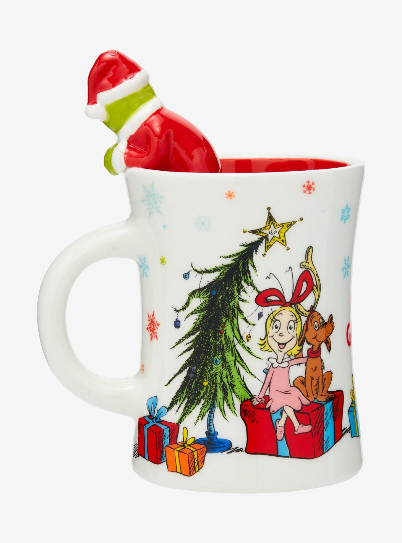 How the Grinch Stole Christmas Merry Grinchmas Critter Mug, , alternate