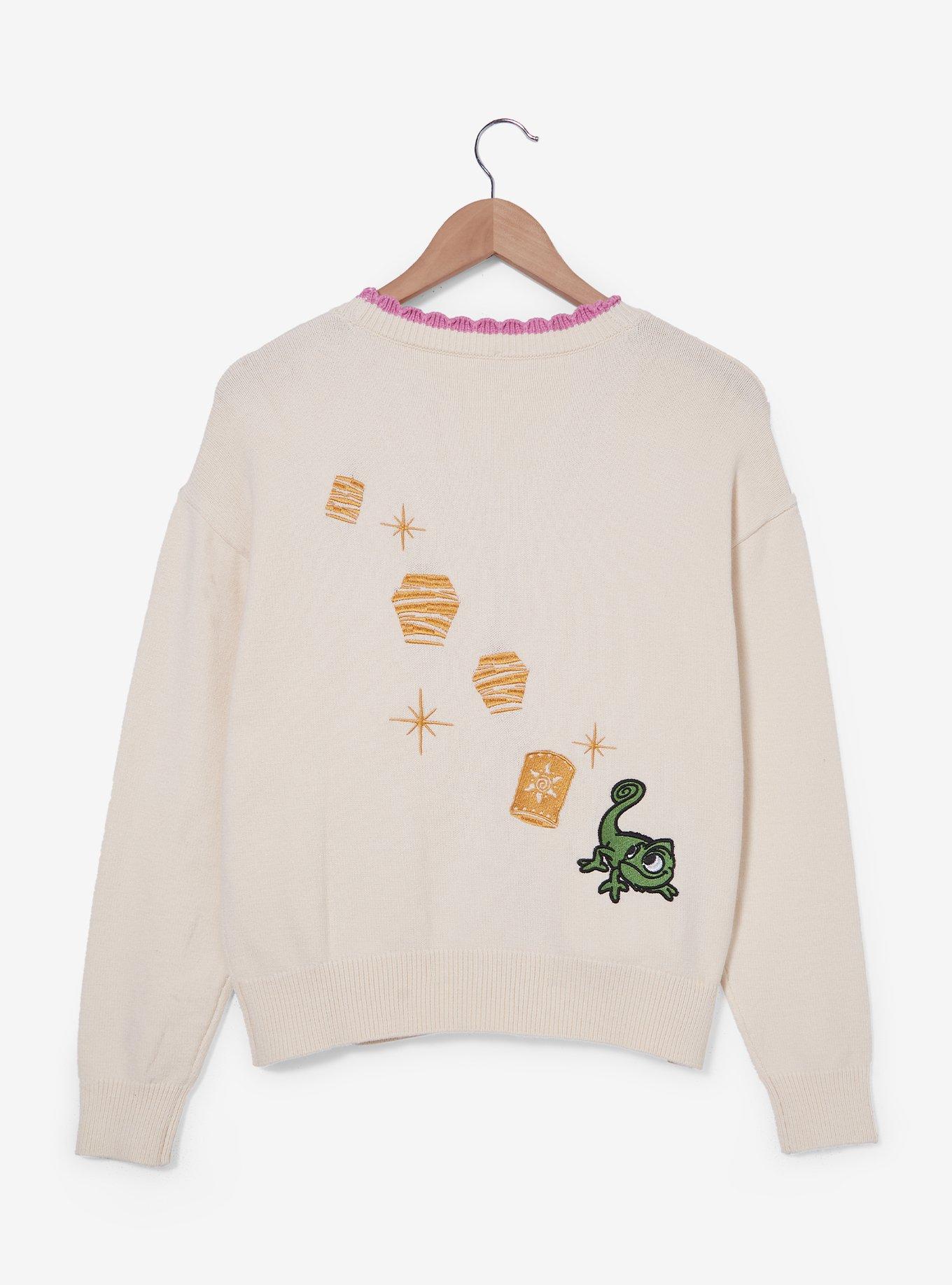 Disney Tangled Rapunzel Initial Crochet Women's Cardigan &mdash; BoxLunch Exclusive, , alternate