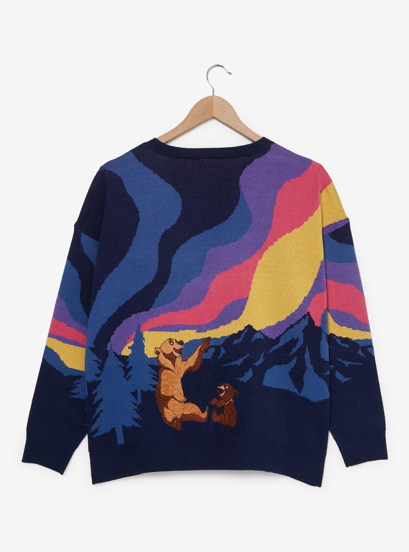 Brother Bear Northern Lights Plus Size Cardigan - BoxLunch Exclusive, MULTI, alternate