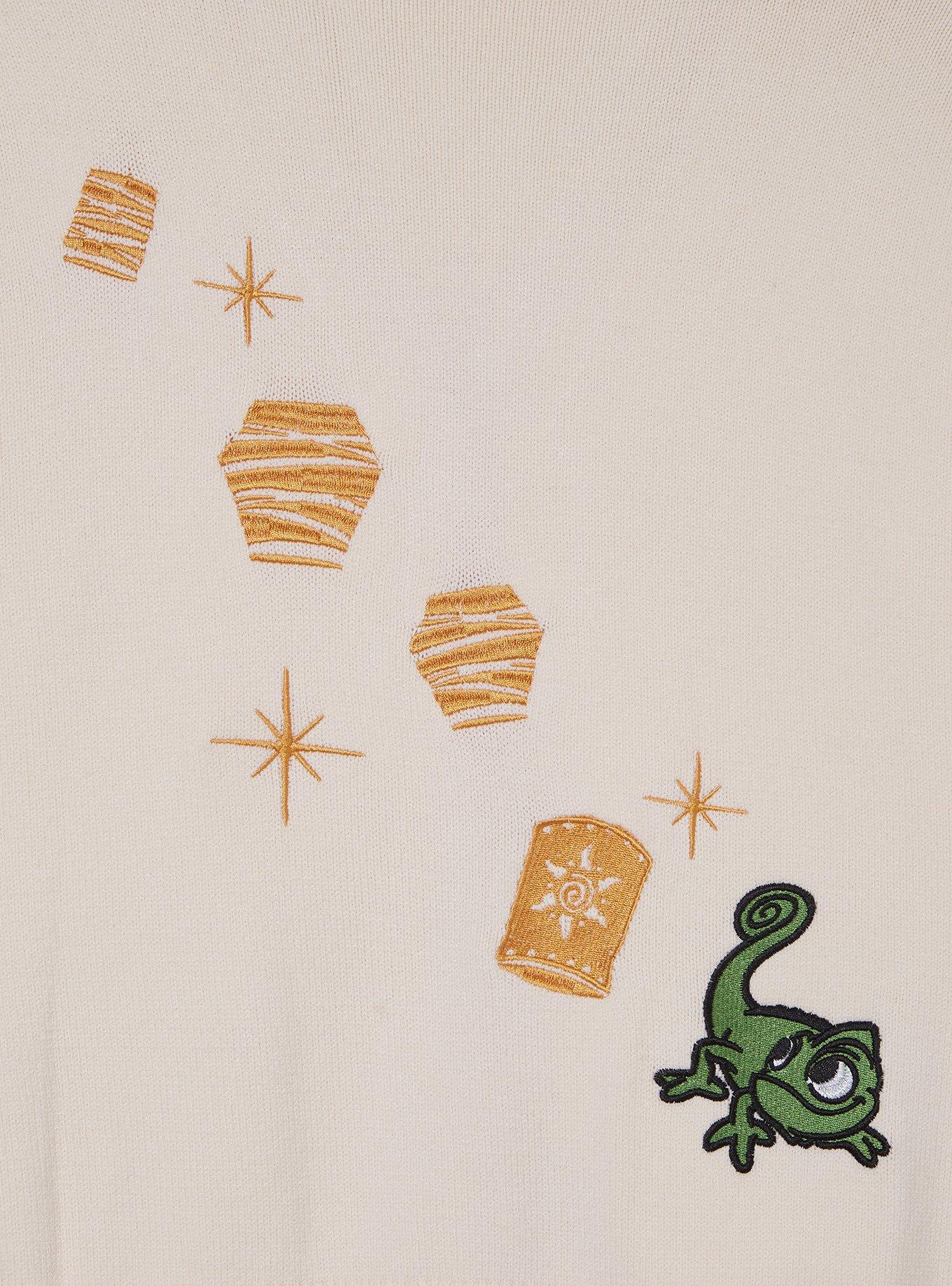 Disney Tangled Rapunzel Initial Crochet Women's Plus Size Cardigan &mdash; BoxLunch Exclusive, , alternate