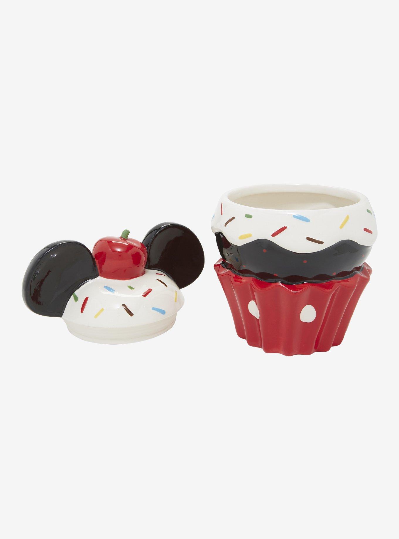 Disney Mickey Mouse Sprinkle Cupcake Cookie Jar, , alternate