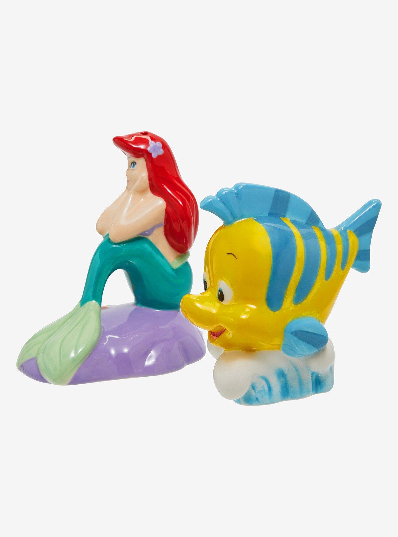 Disney The Little Mermaid Ariel & Flounder Salt and Pepper Shakers, , hi-res