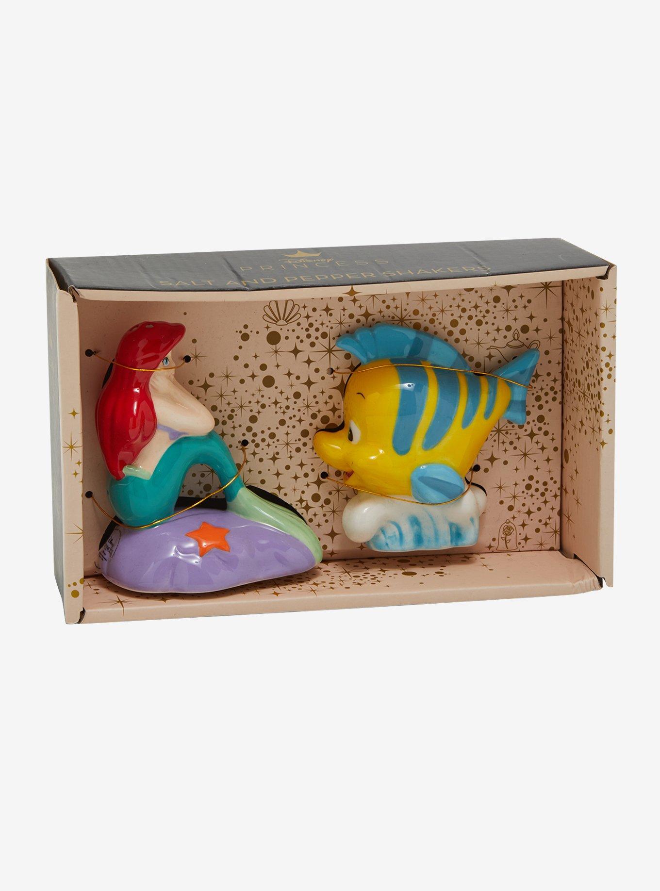 Disney The Little Mermaid Ariel & Flounder Salt and Pepper Shakers, , alternate