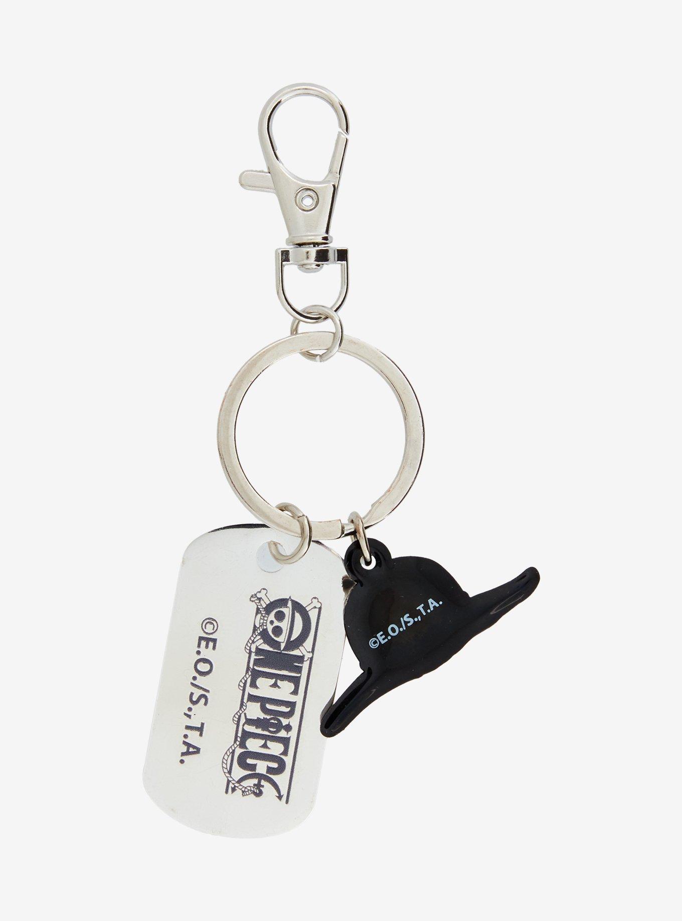 One Piece Luffy Wanted Multi Charm Keychain — BoxLunch Exclusive, , alternate