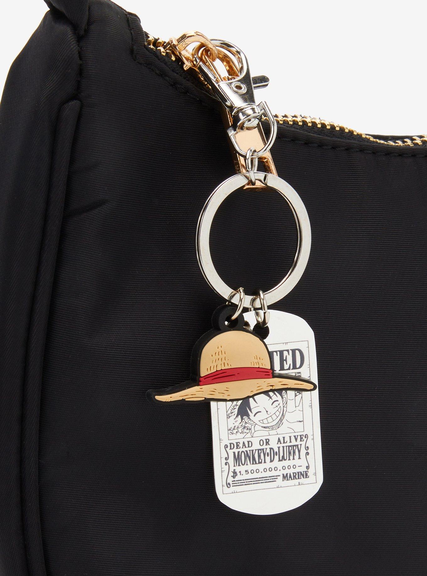 One Piece Luffy Wanted Multi Charm Keychain — BoxLunch Exclusive, , alternate