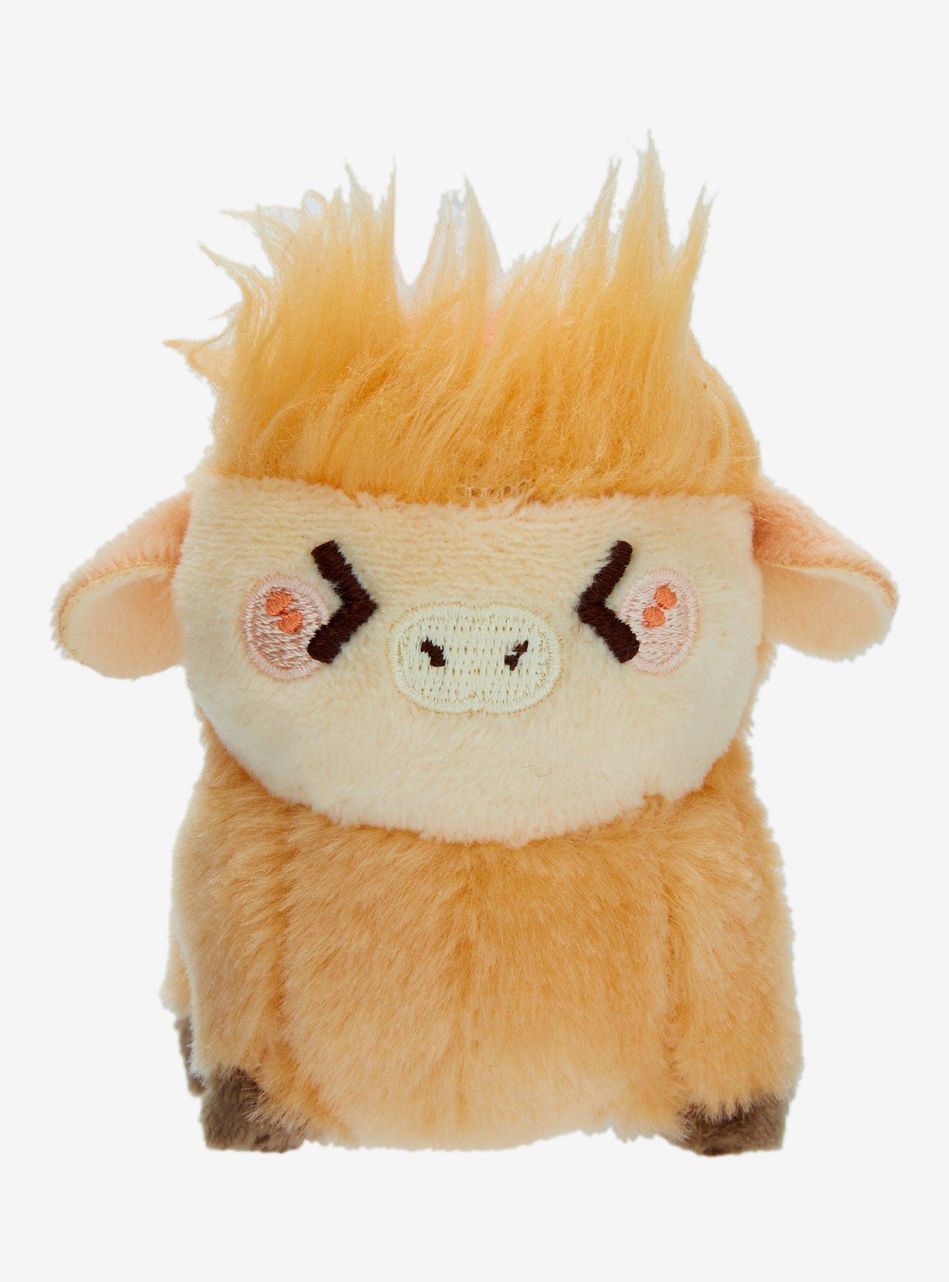 Honeymaru Brown Highland Cow Plush Key Chain, , hi-res