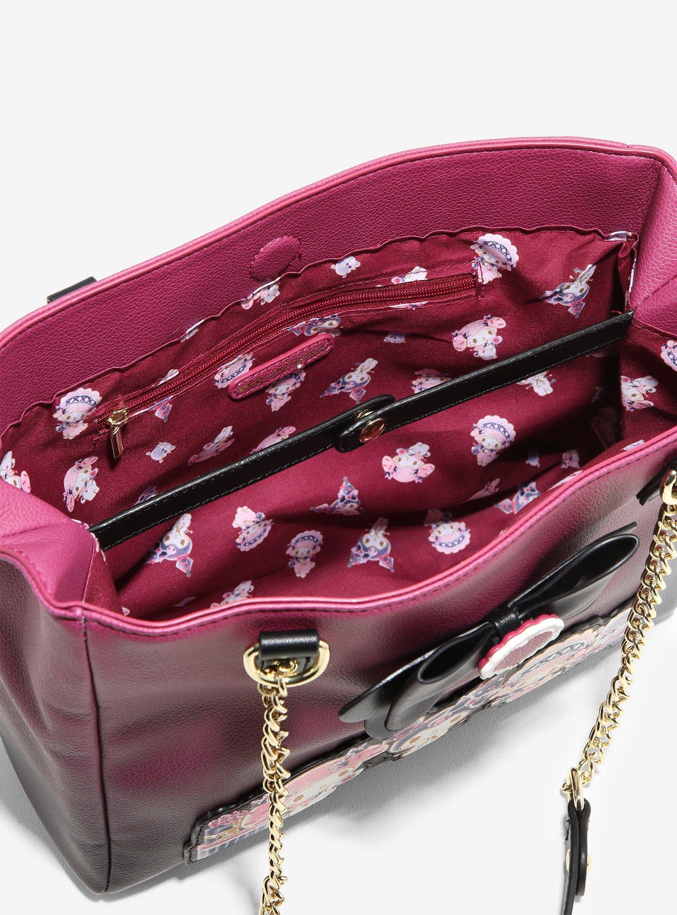 Her Universe Kuromi My Melody & My Sweet Piano Bow Shoulder Bag, , alternate