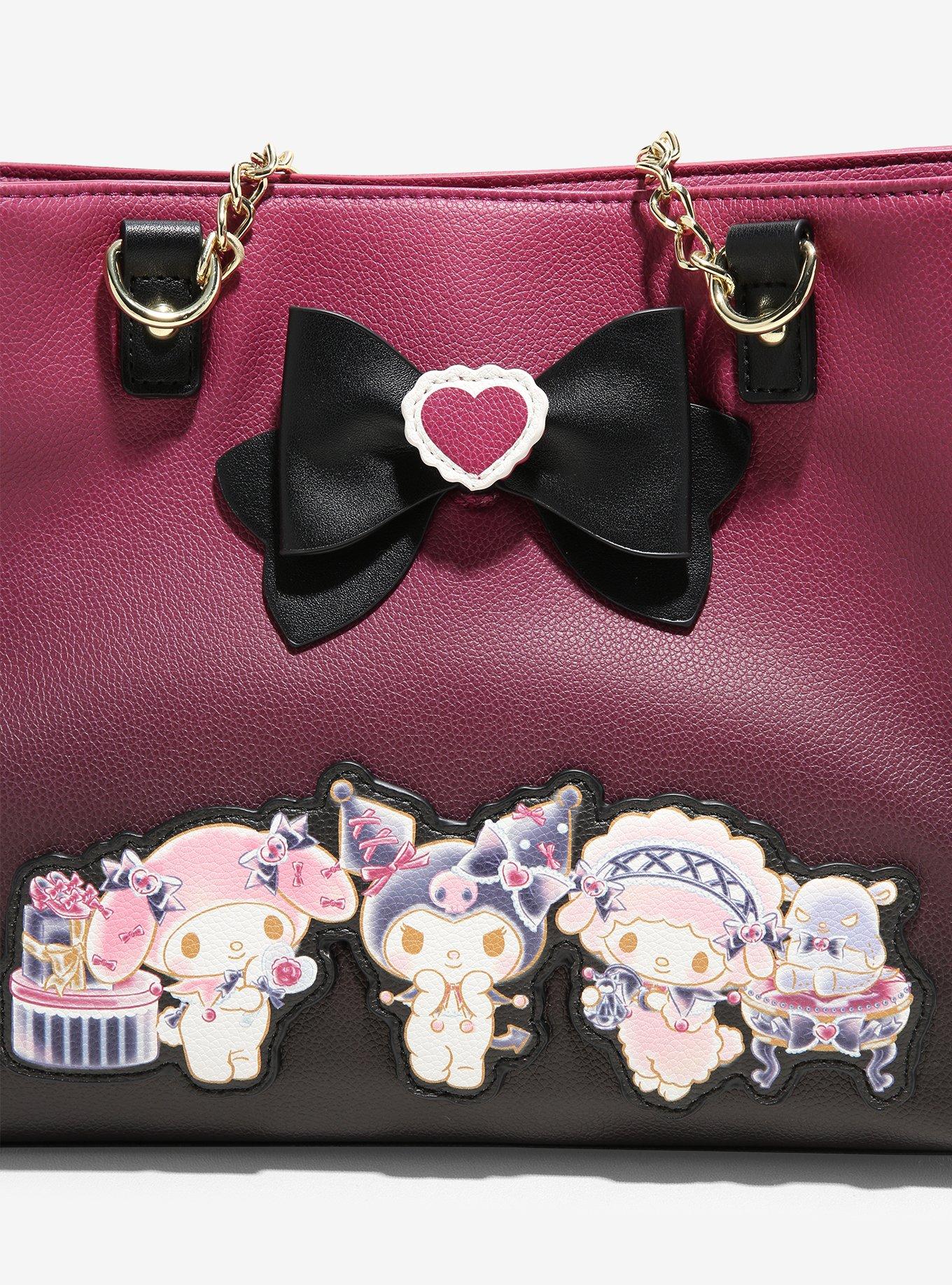 Her Universe Kuromi My Melody & My Sweet Piano Bow Shoulder Bag, , alternate
