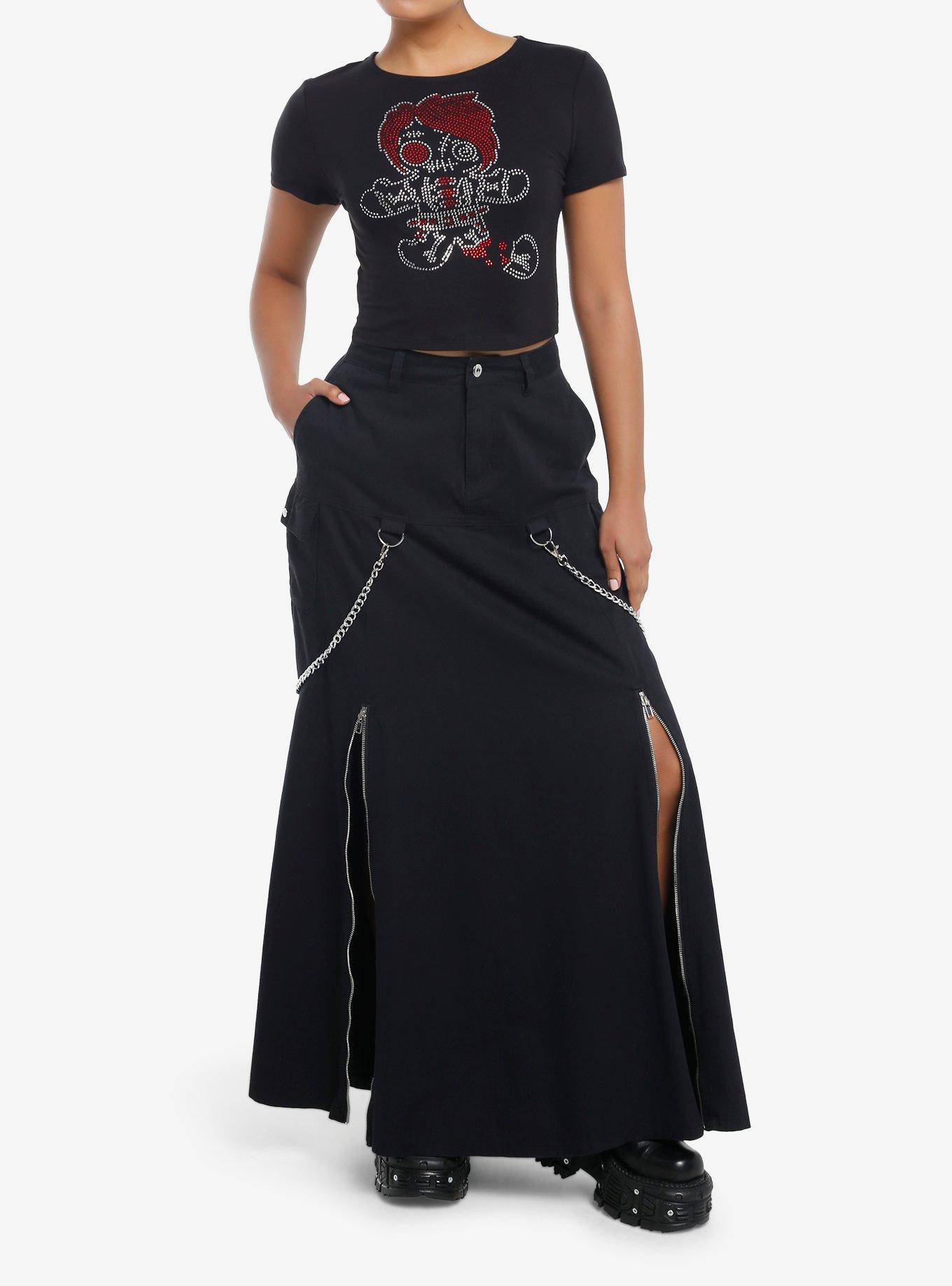 Social Collision Punk Gingerbread Rhinestone Girls Baby T-Shirt, , hi-res