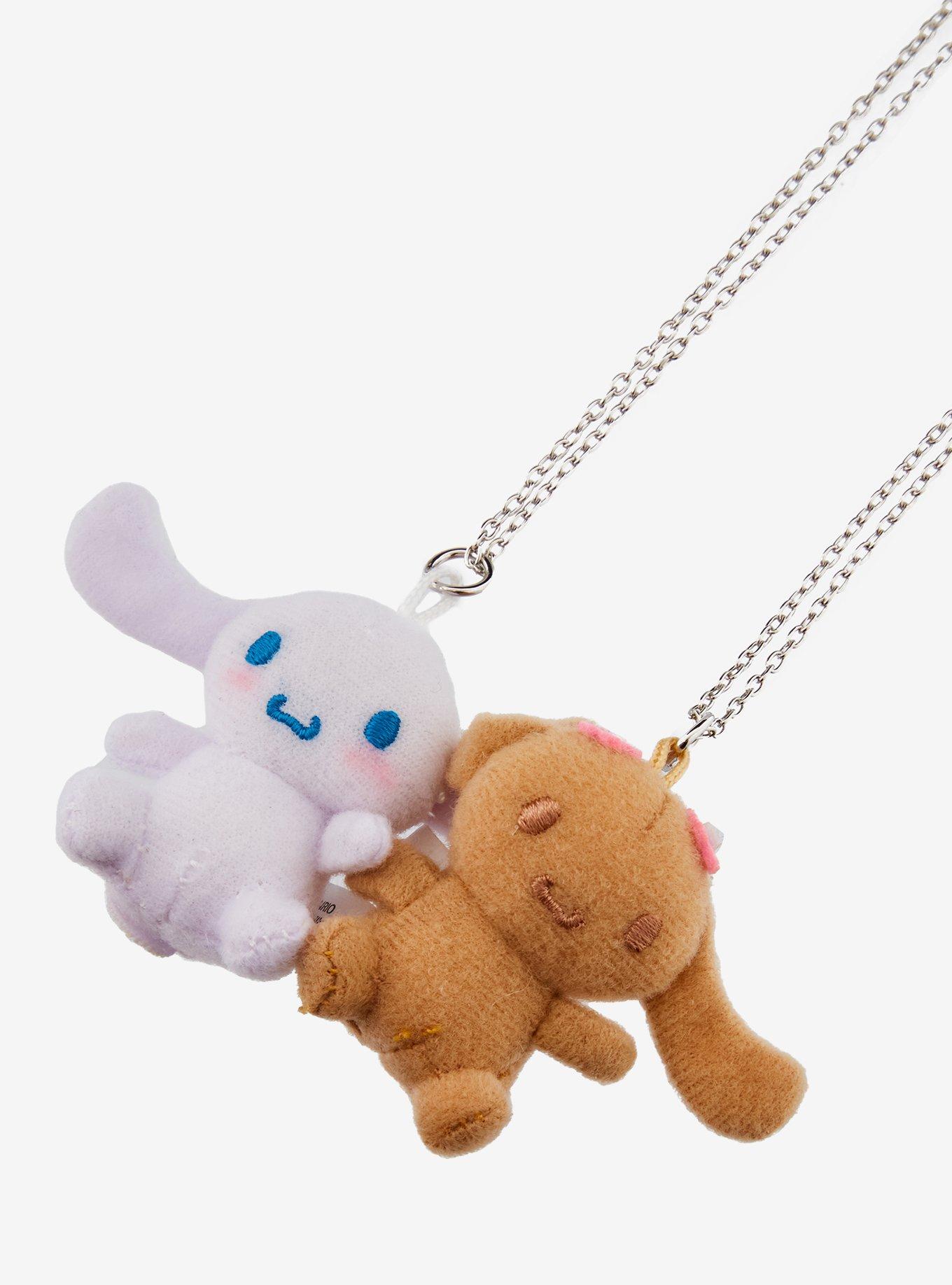 Cinnamoroll & Mocha Plush Best Friend Necklace Set, , alternate