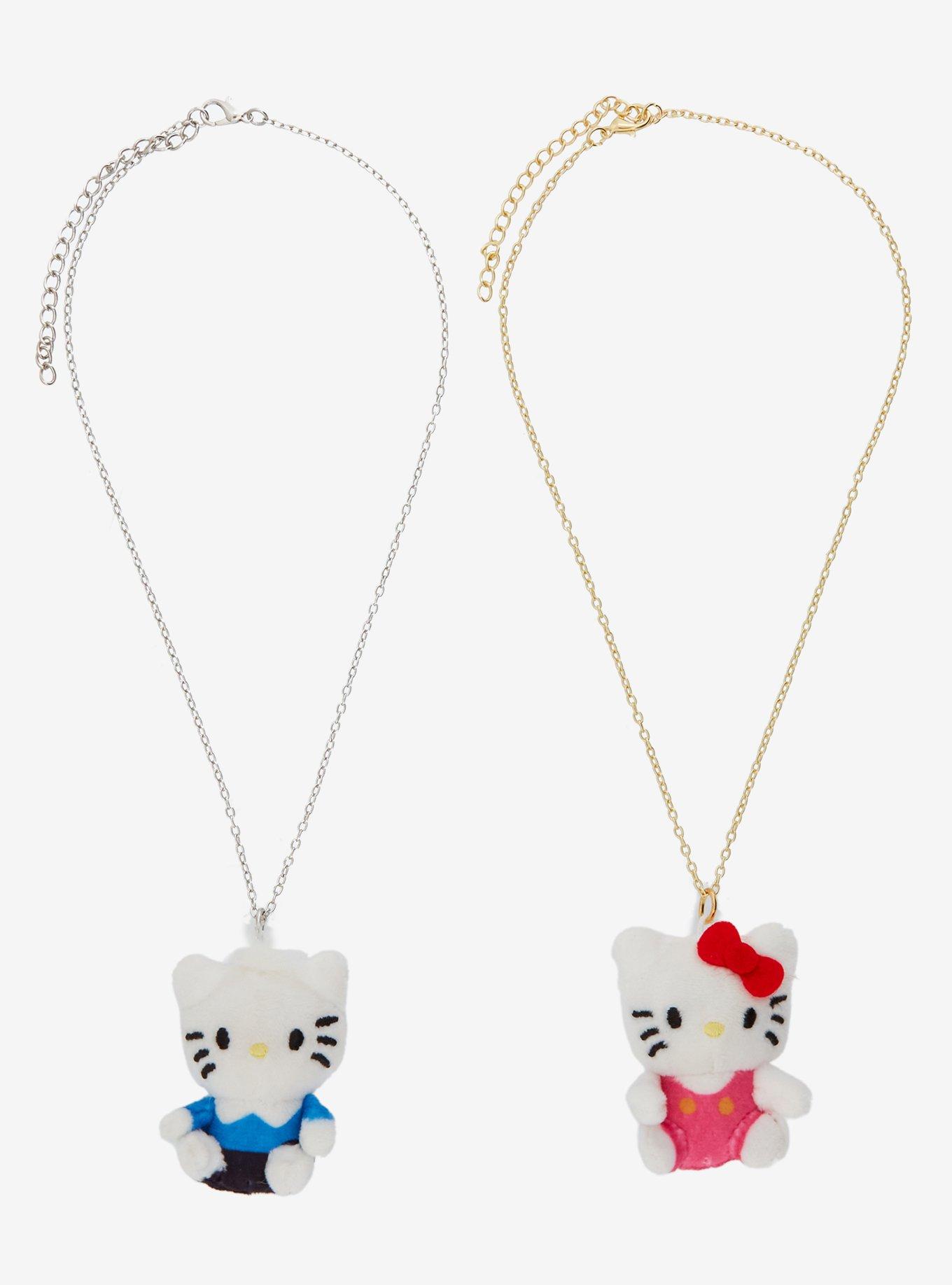 Hello Kitty & Dear Daniel Plush Best Friend Necklace Set, , hi-res