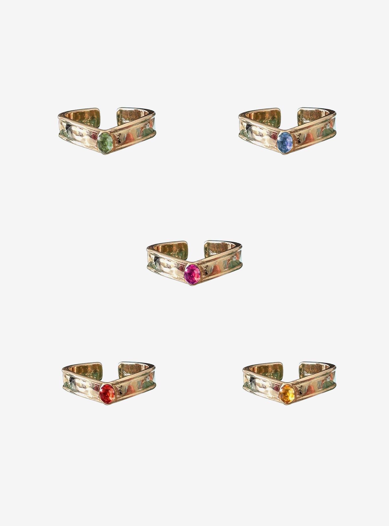 Sailor Moon Sailor Scouts Tiara Ring Set, , alternate