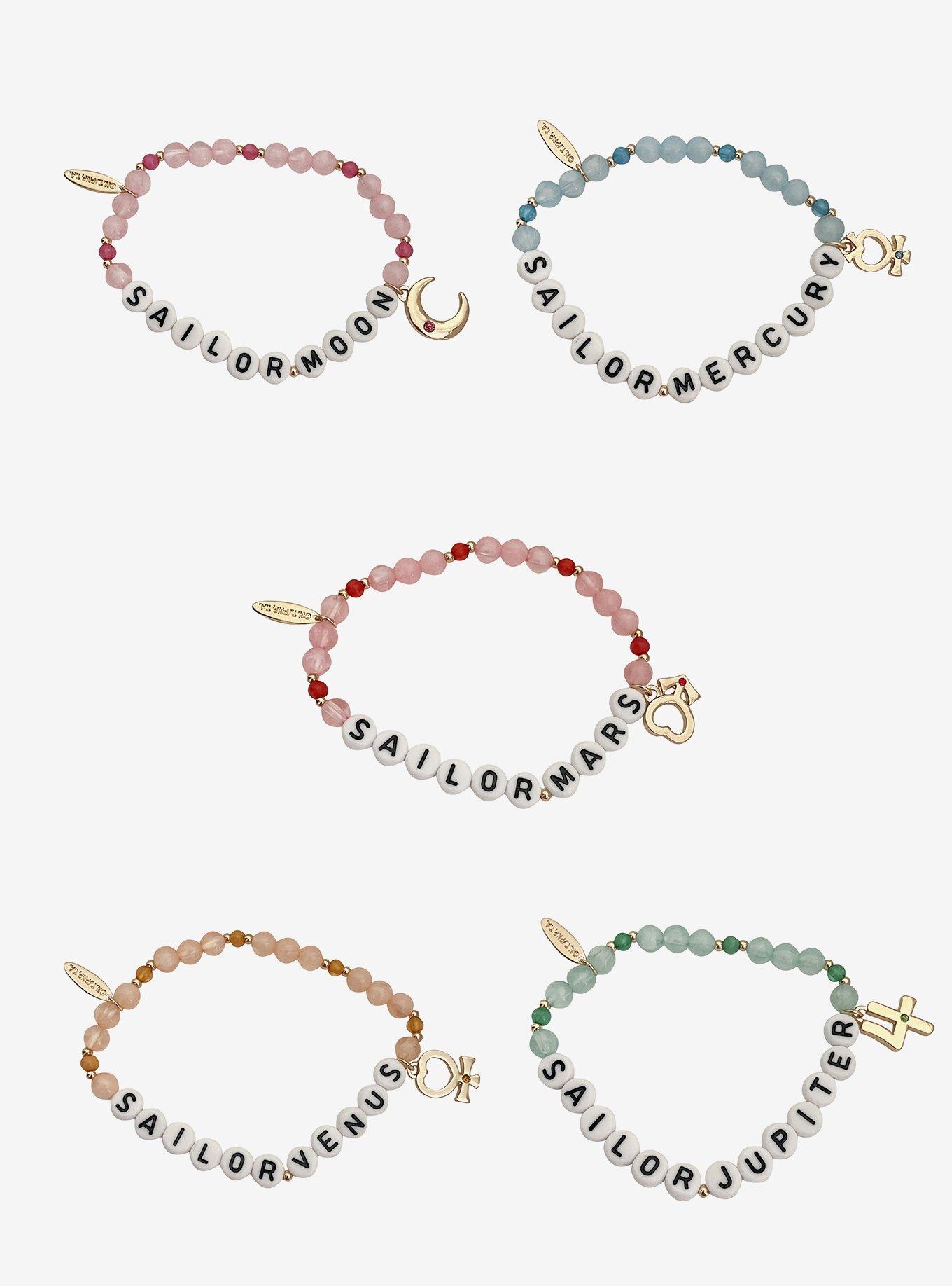 Pretty Guardian Sailor Moon Sailor Scouts Bracelet Set, , alternate