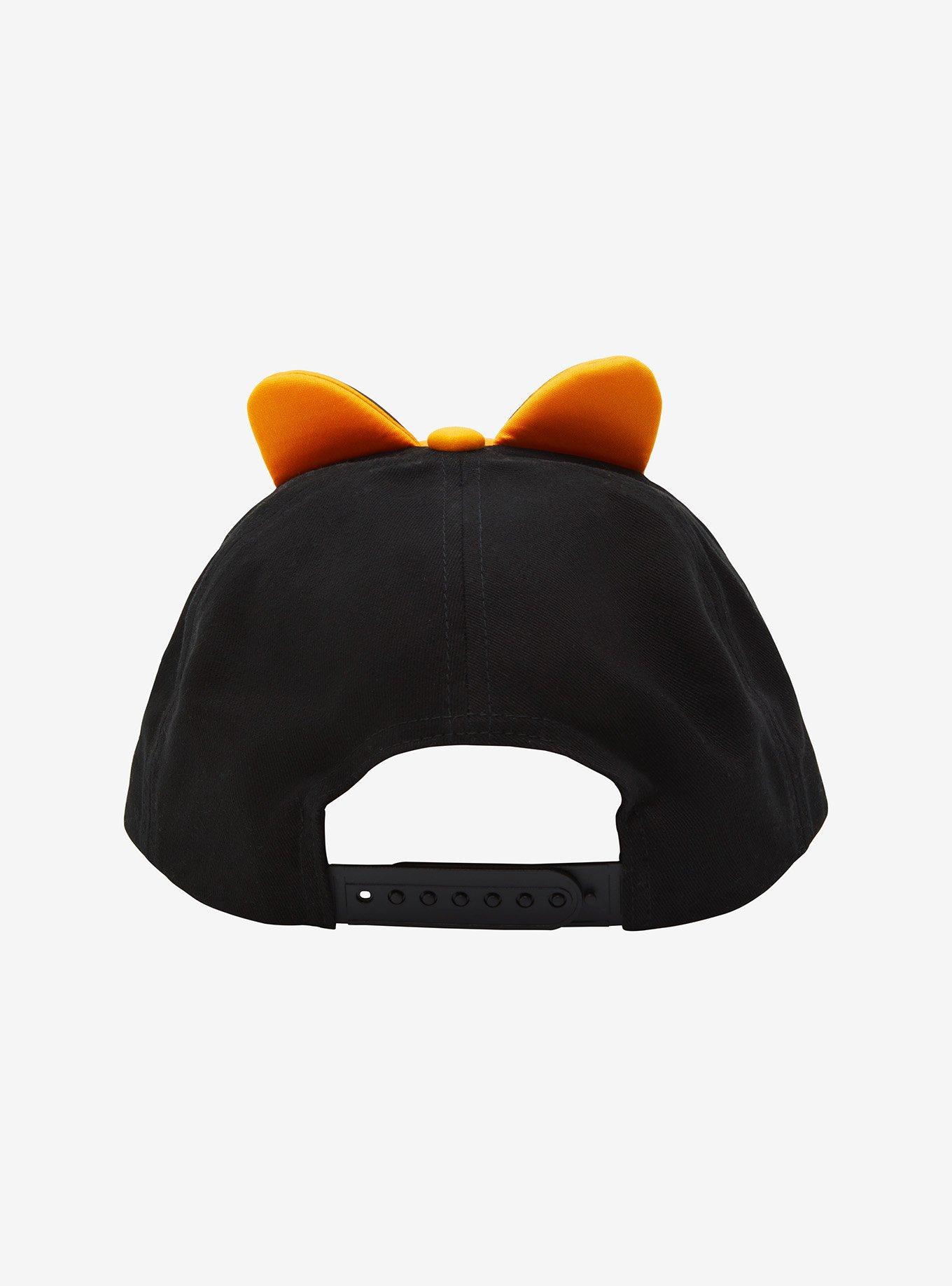 Garfield Figural Snapback Hat, , alternate