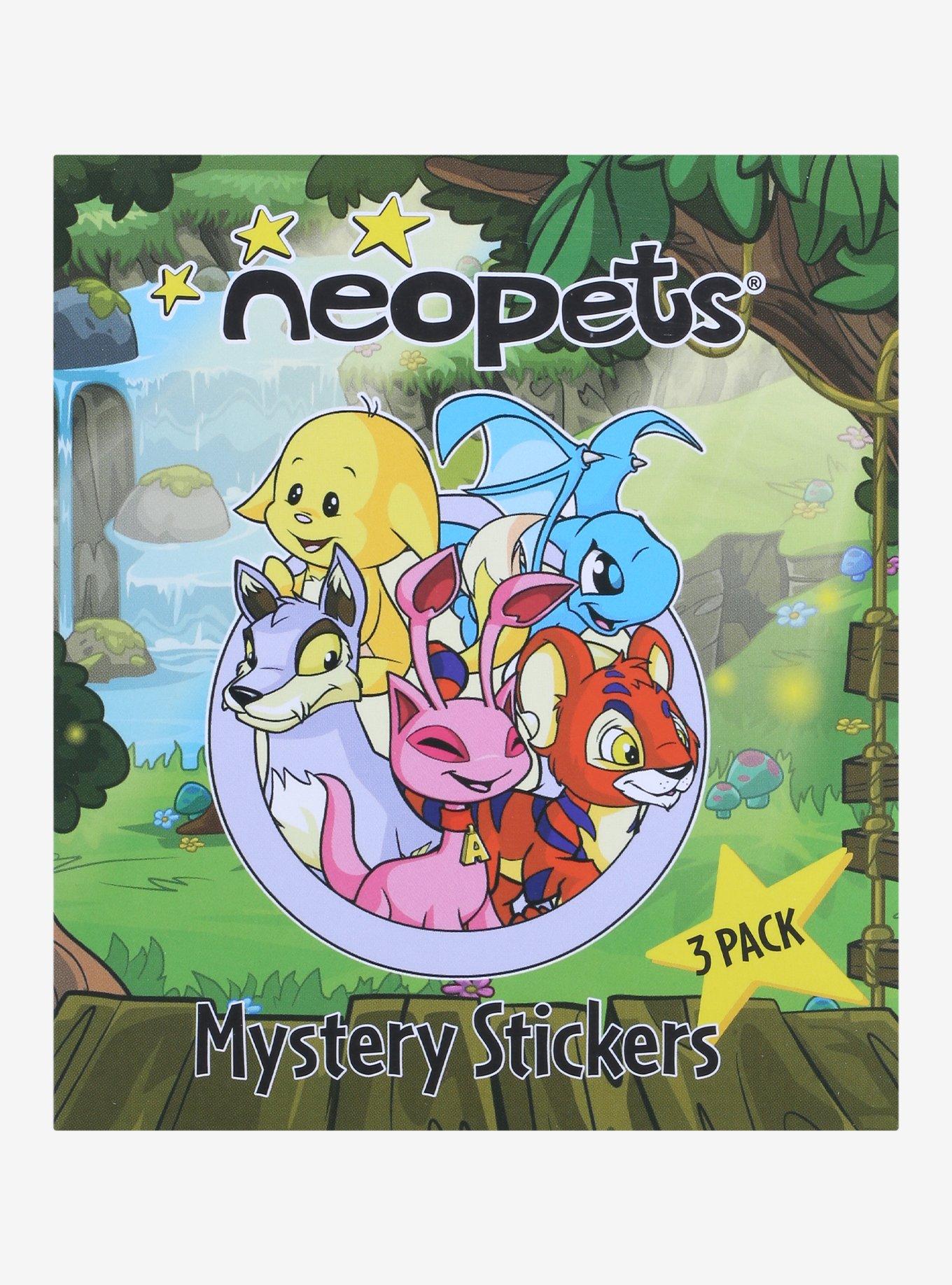Neopets Character Blind Box Sticker Pack, , alternate