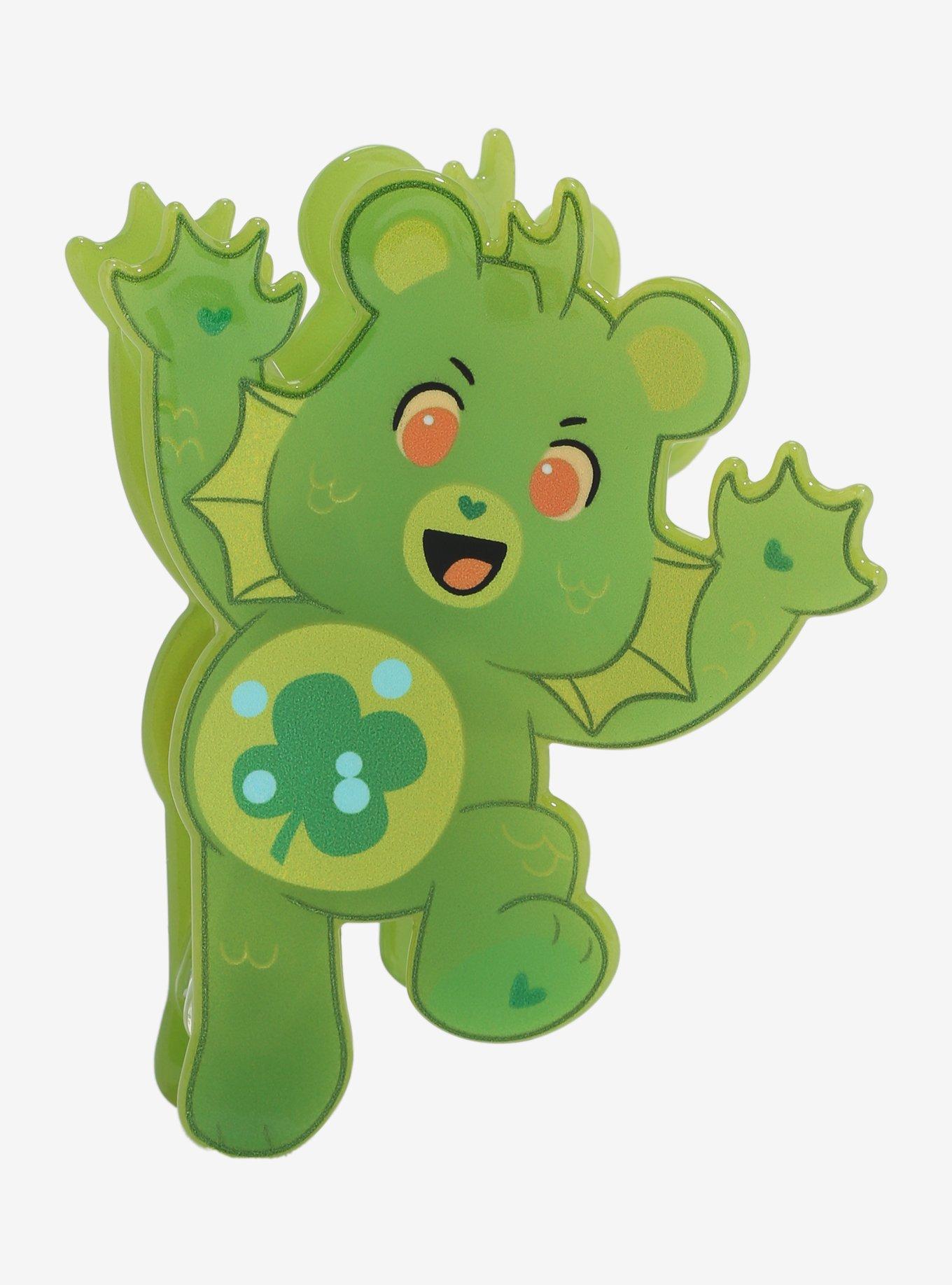 Care Bears X Universal Monsters Good Luck Bear As Gill-Man Glow-In-The-Dark Claw Hair Clip, , hi-res