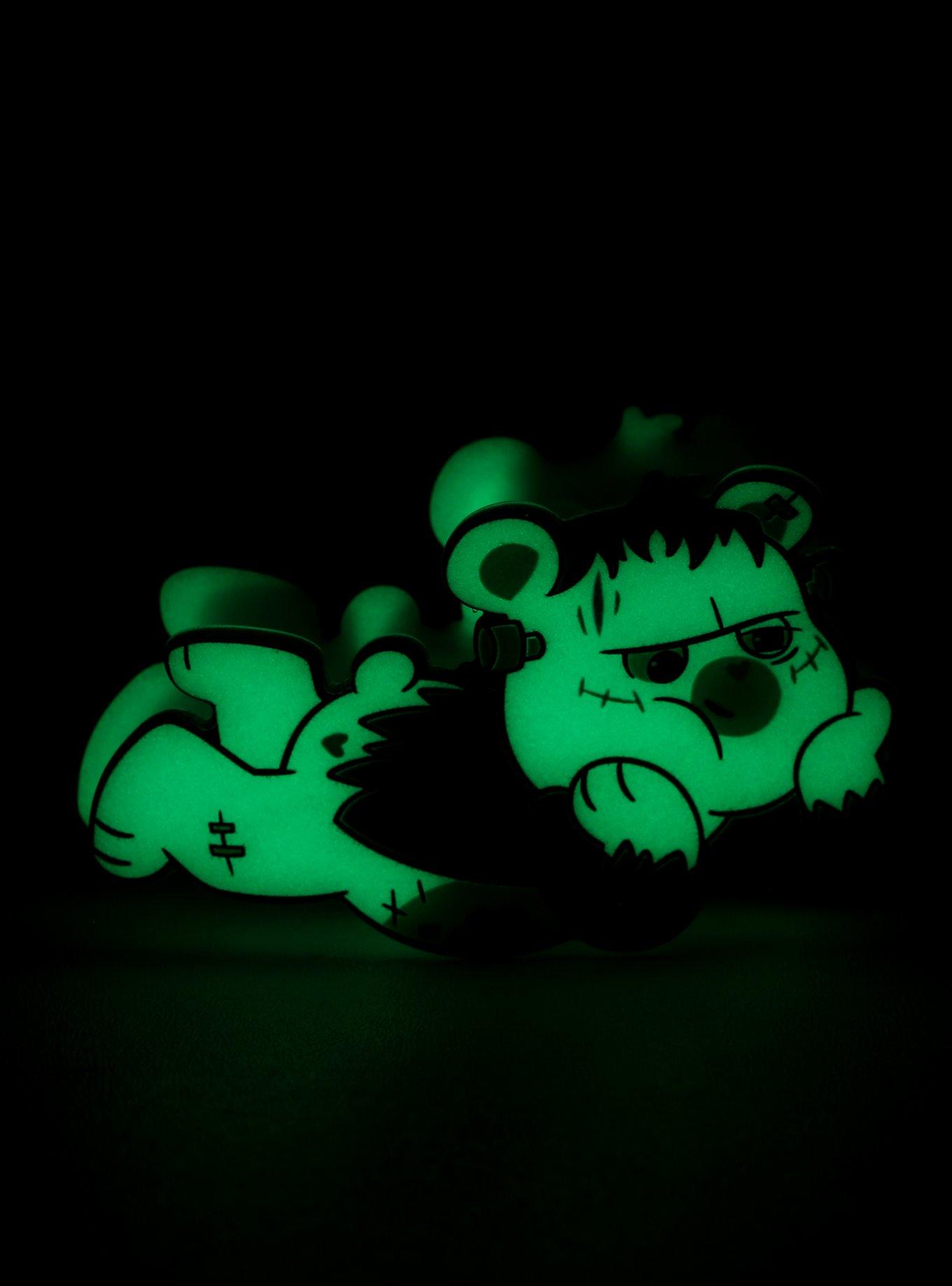 Care Bears X Universal Monsters Grumpy Bear As Frankenstein Glow-In-The-Dark Claw Hair Clip, , alternate