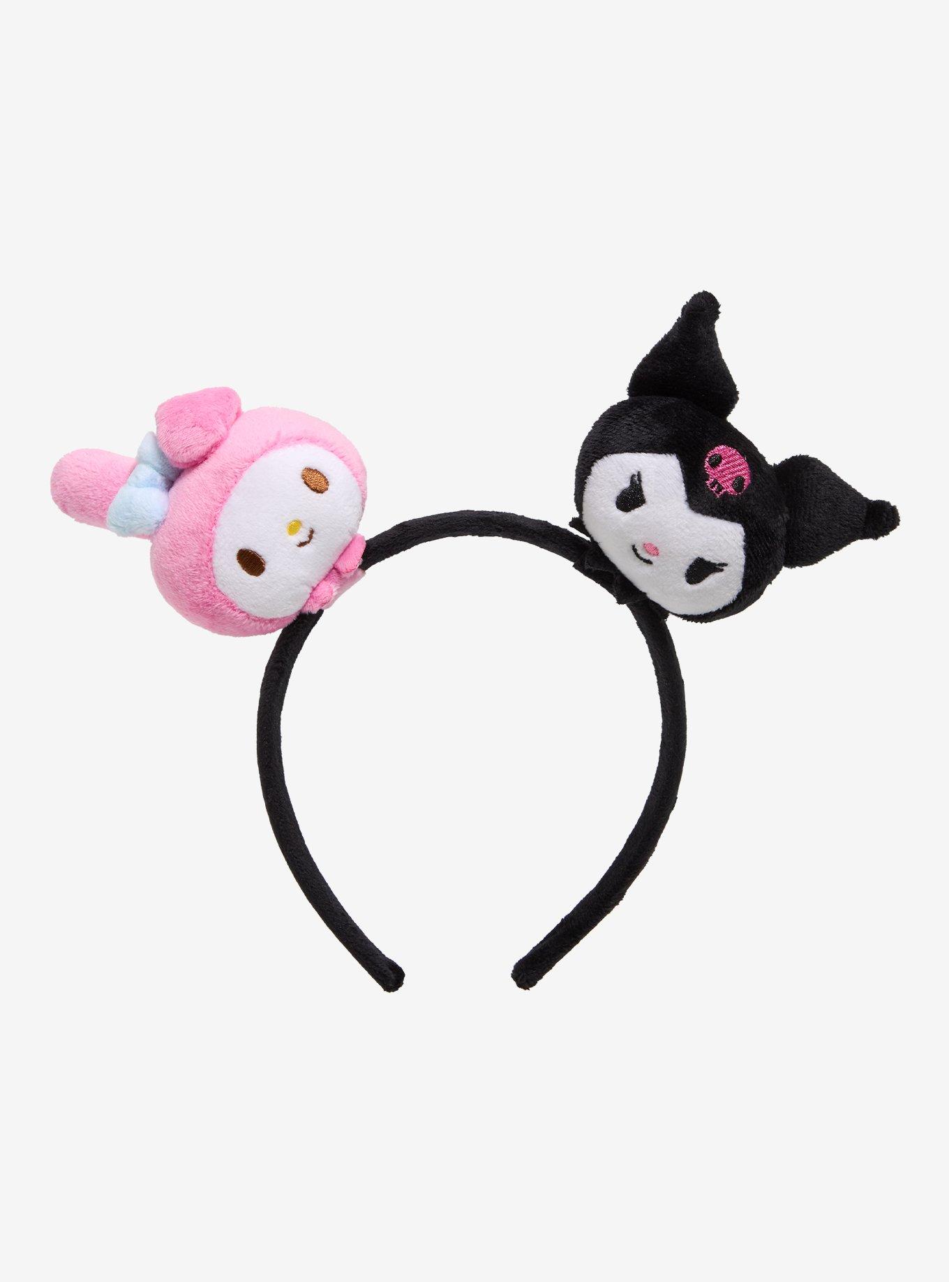 My Melody & Kuromi Plush Headband, , hi-res