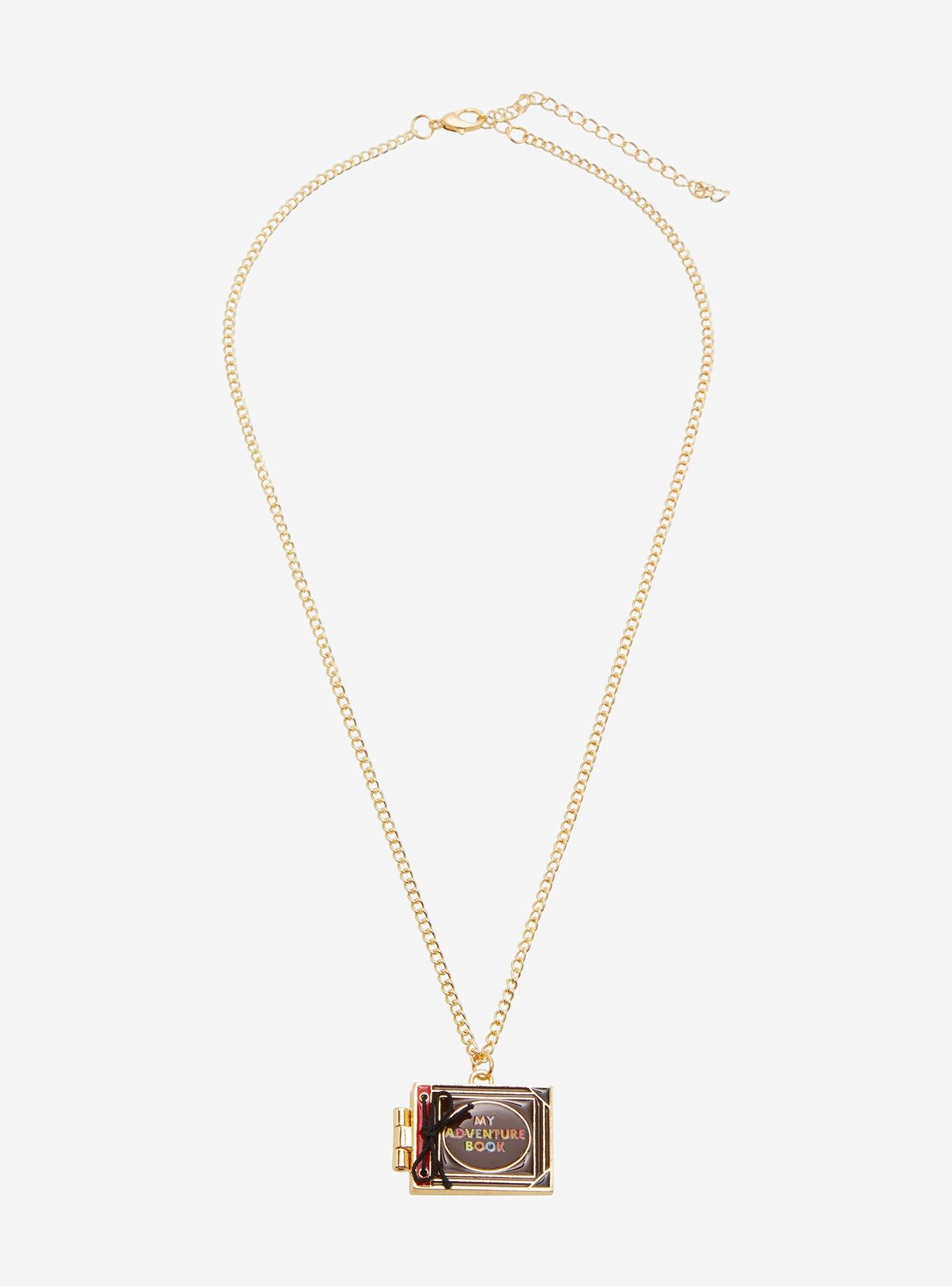 Disney Pixar Up Adventure Book Locket Necklace, , alternate