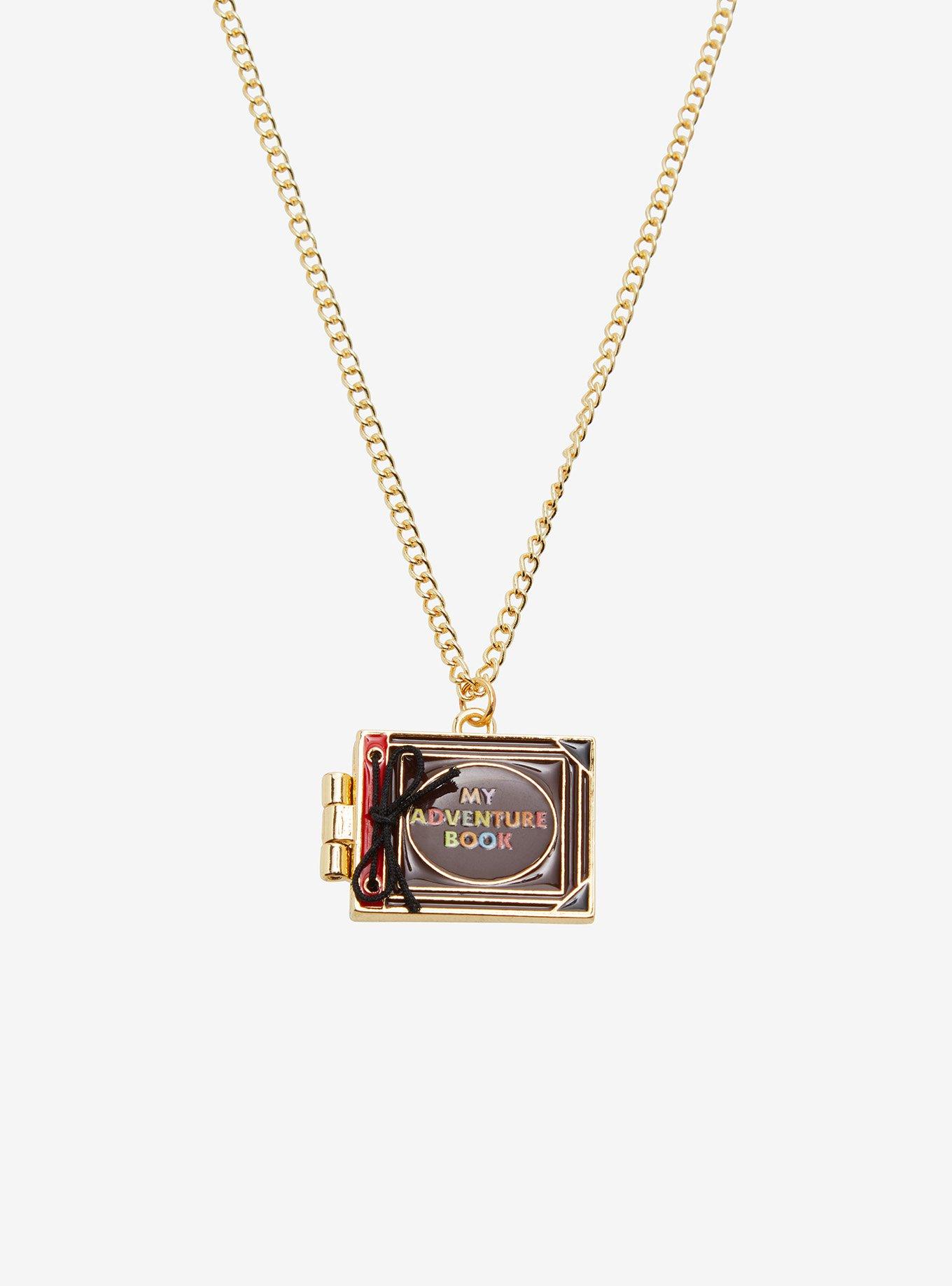 Disney Pixar Up Adventure Book Locket Necklace, , alternate