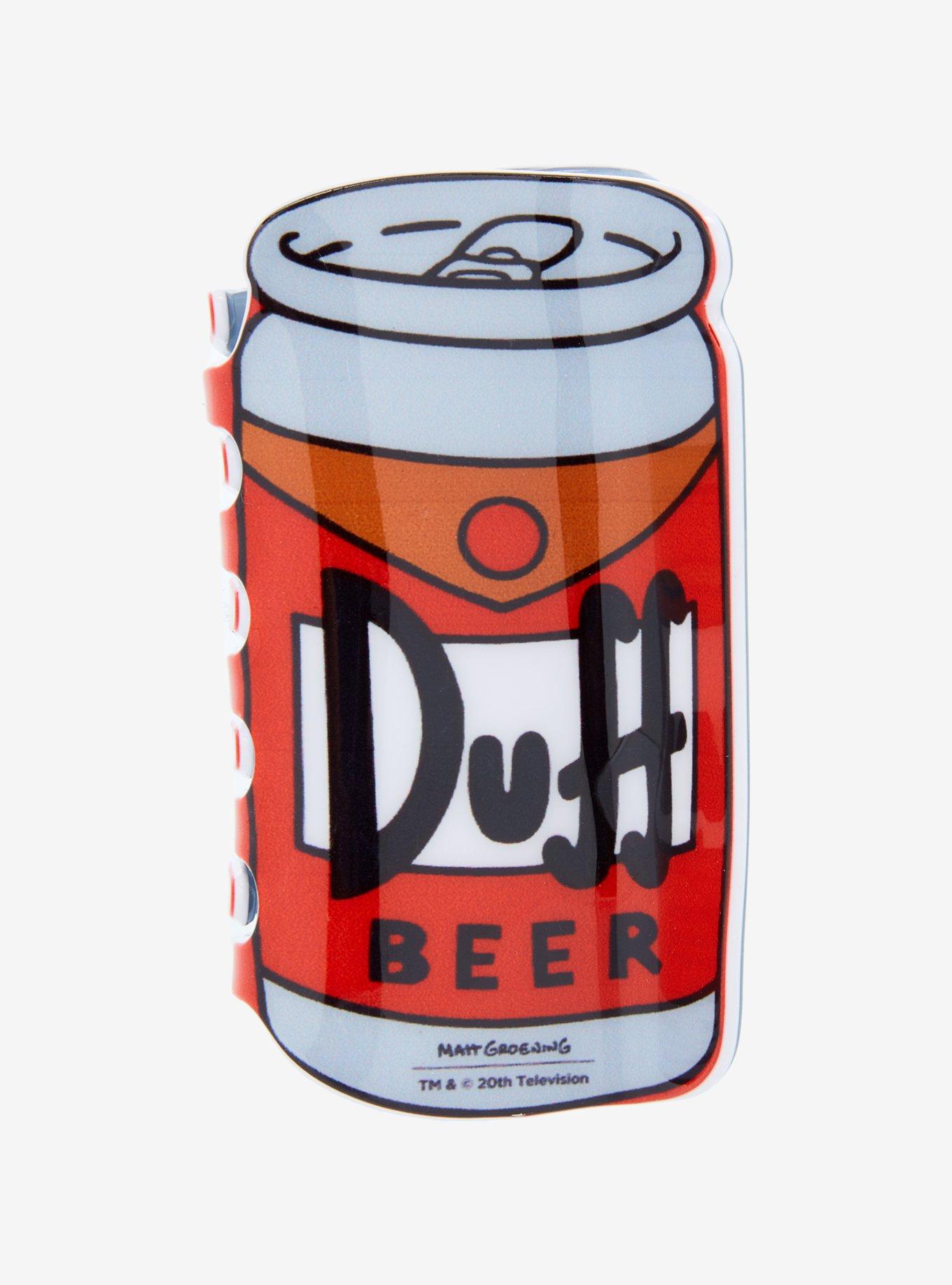 The Simpsons Duff Beer Can Figural Claw Hair Clip, , hi-res