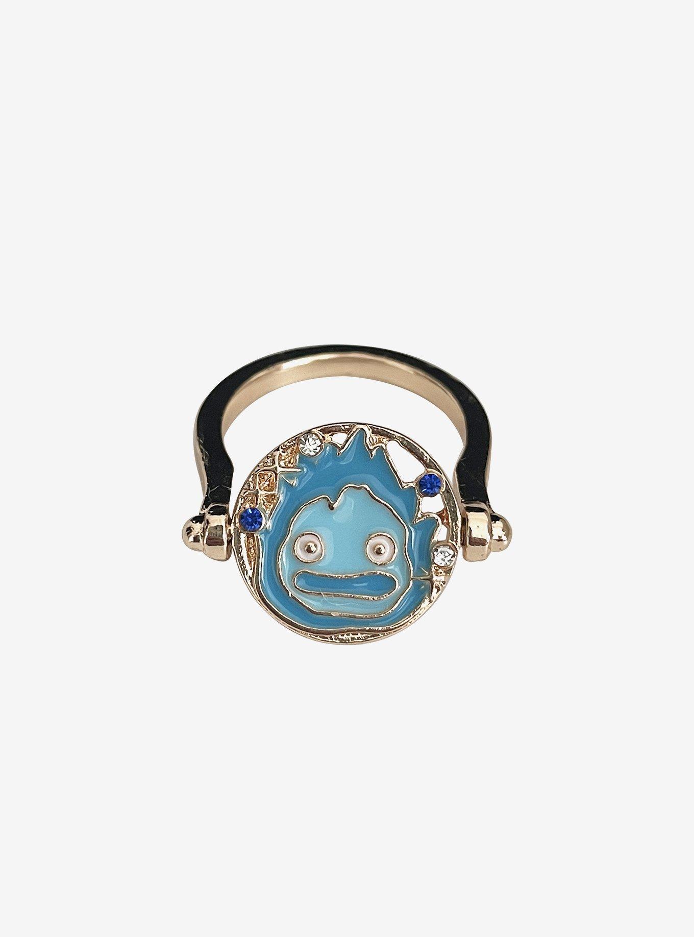 Studio Ghibli® Howl's Moving Castle Calcifer Spinner Ring, , alternate