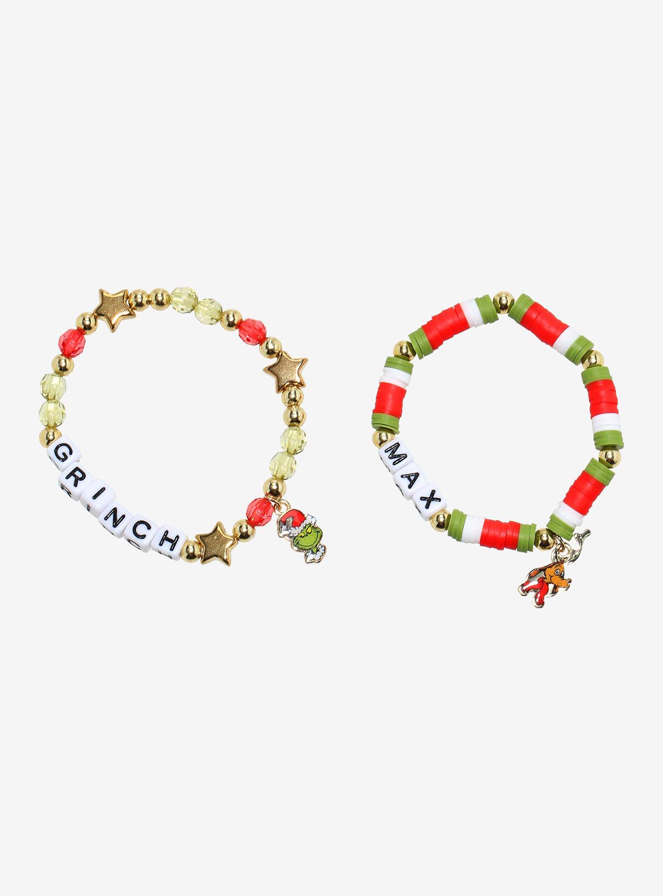 Dr. Seuss How The Grinch Stole Christmas! Best Friend Bead Bracelet Set, , hi-res