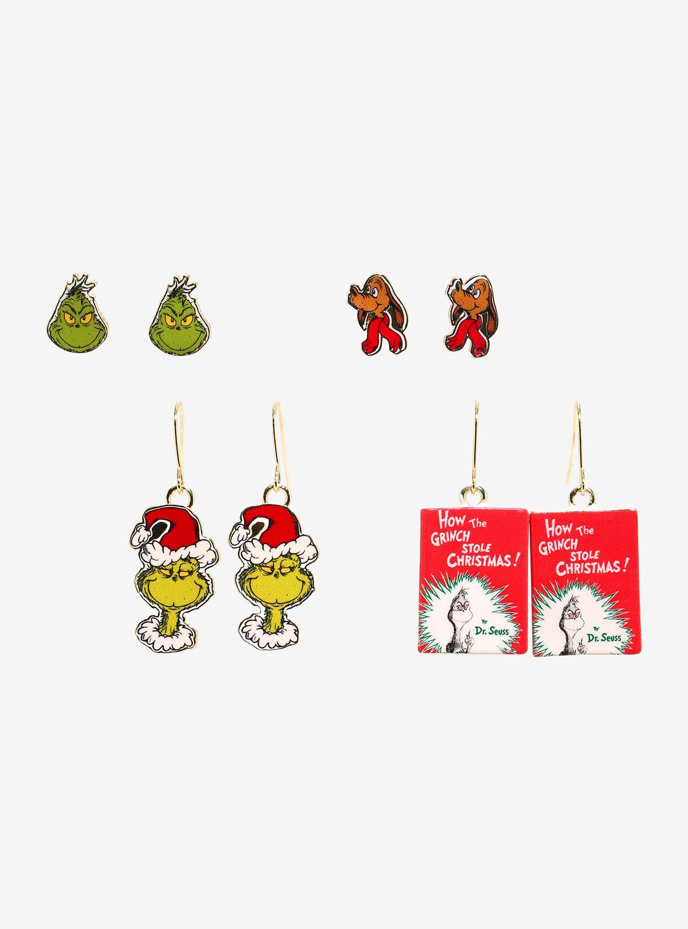 How The Grinch Stole Christmas! Icon Earring Set, , alternate