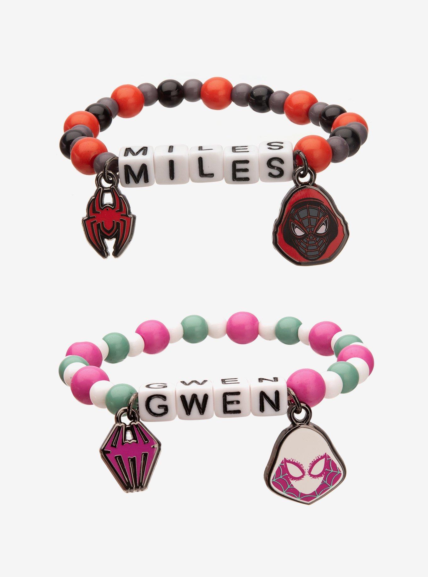 Marvel Spider-Man Miles & Gwen Best Friend Bracelet Set, , hi-res