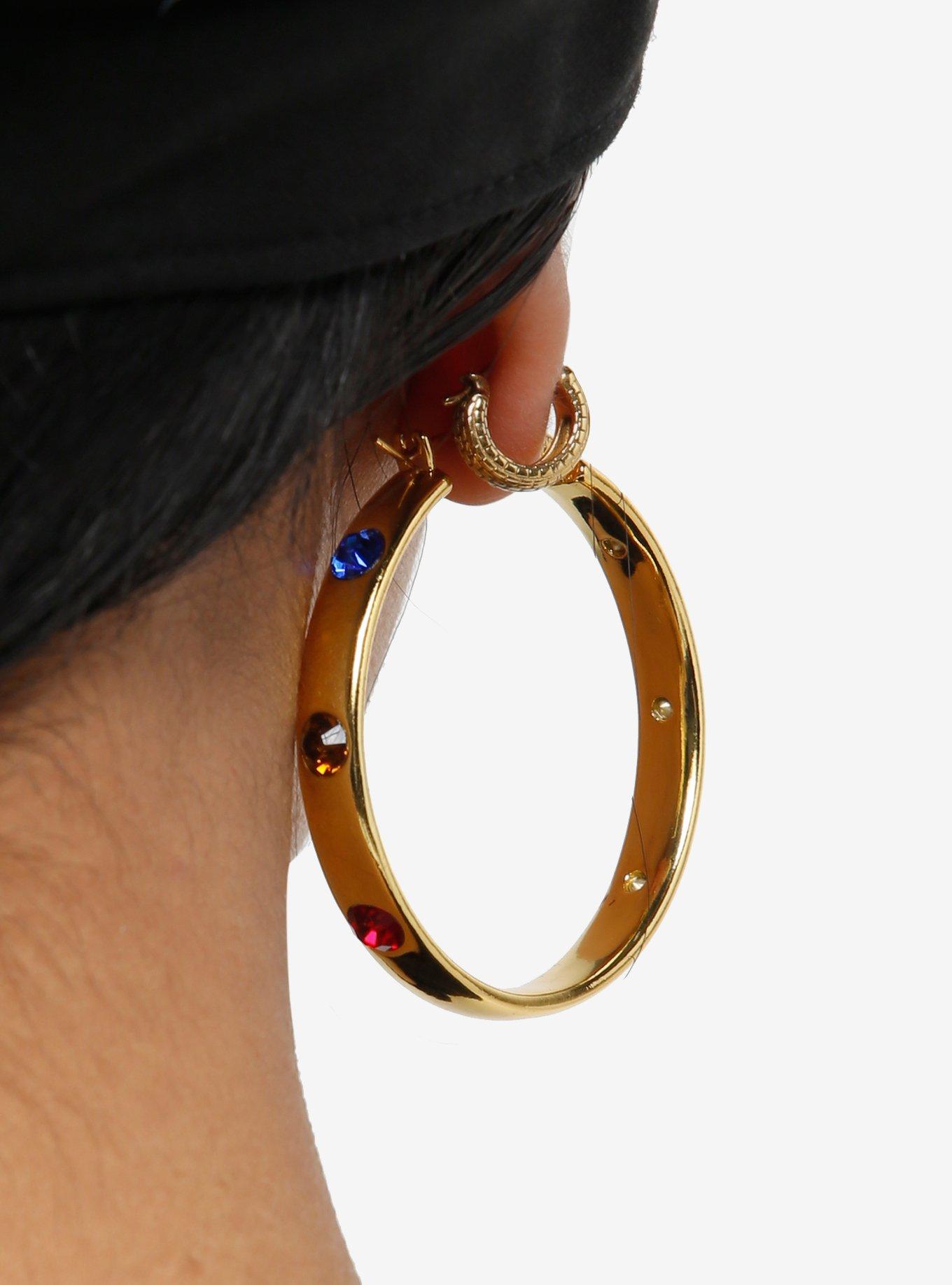 Marvel The Infinity Saga Infinity Stones Hoop Earrings, , hi-res