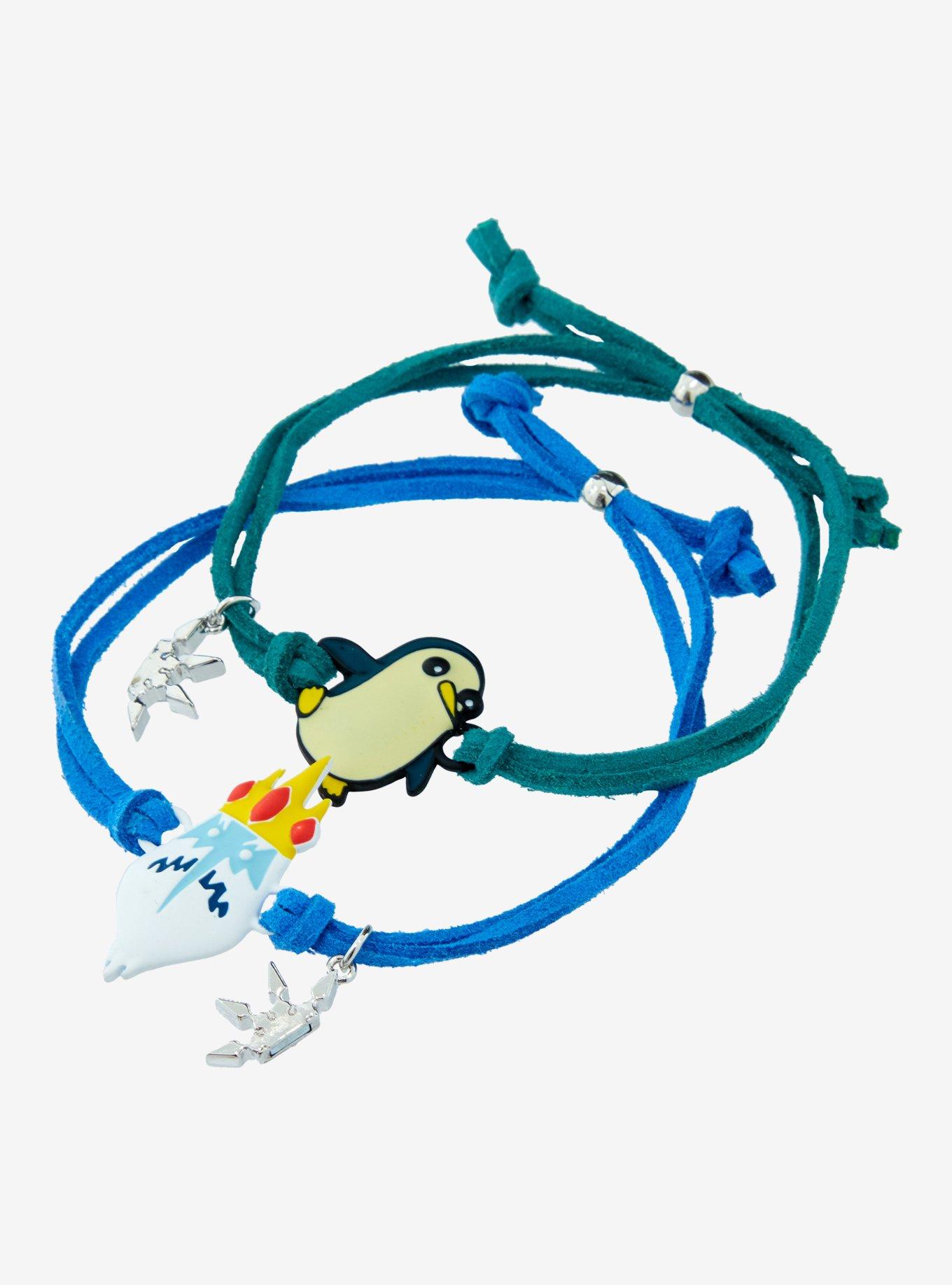 Adventure Time Ice King & Gunter Best Friend Cord Bracelet Set, , alternate