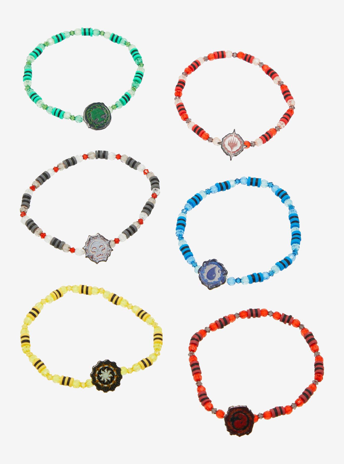 Magic: The Gathering Mana Bead Bracelet Set, , alternate