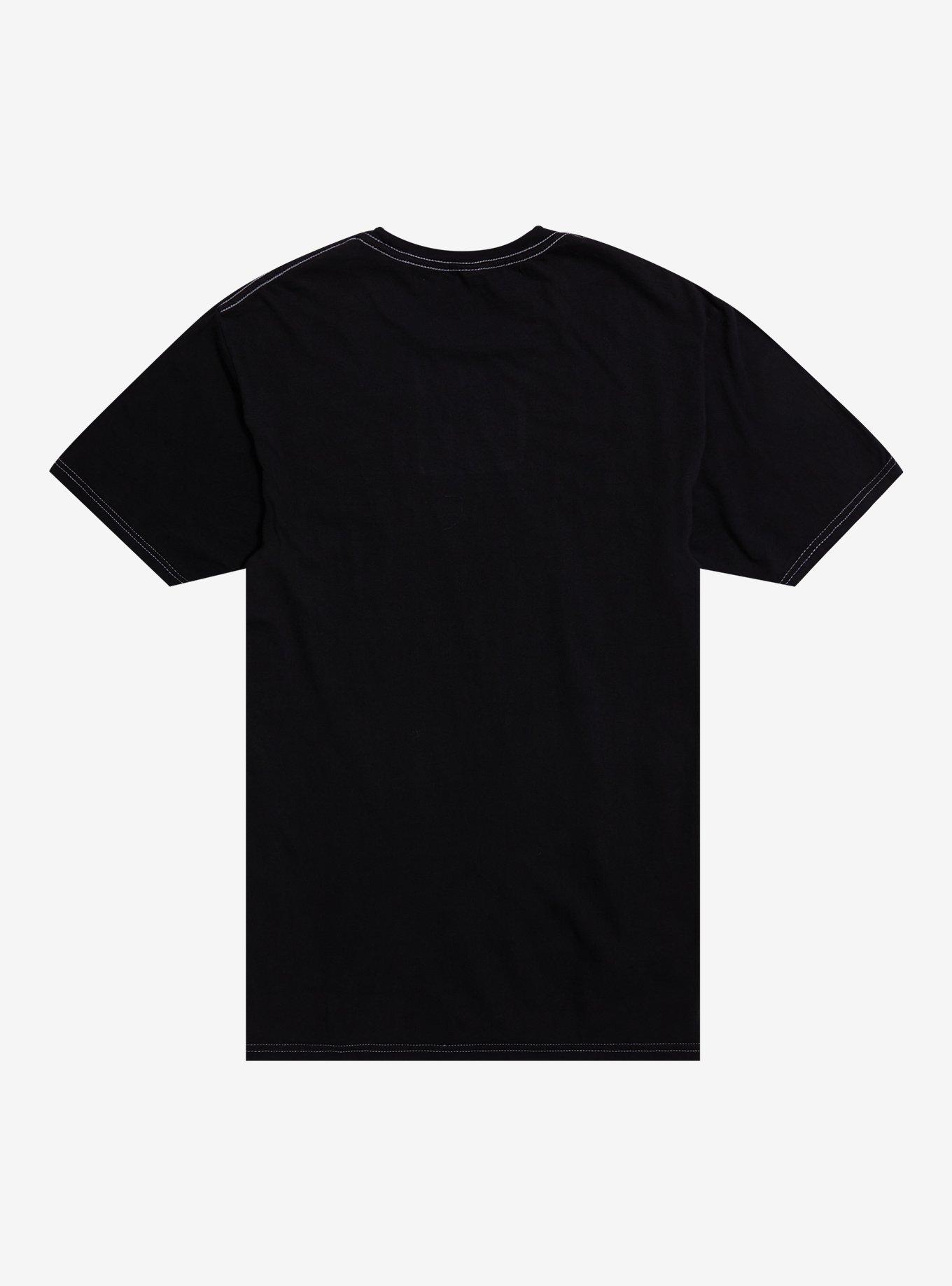 Babymetal Foxes Boyfriend Fit Girls T-Shirt, BLACK, alternate