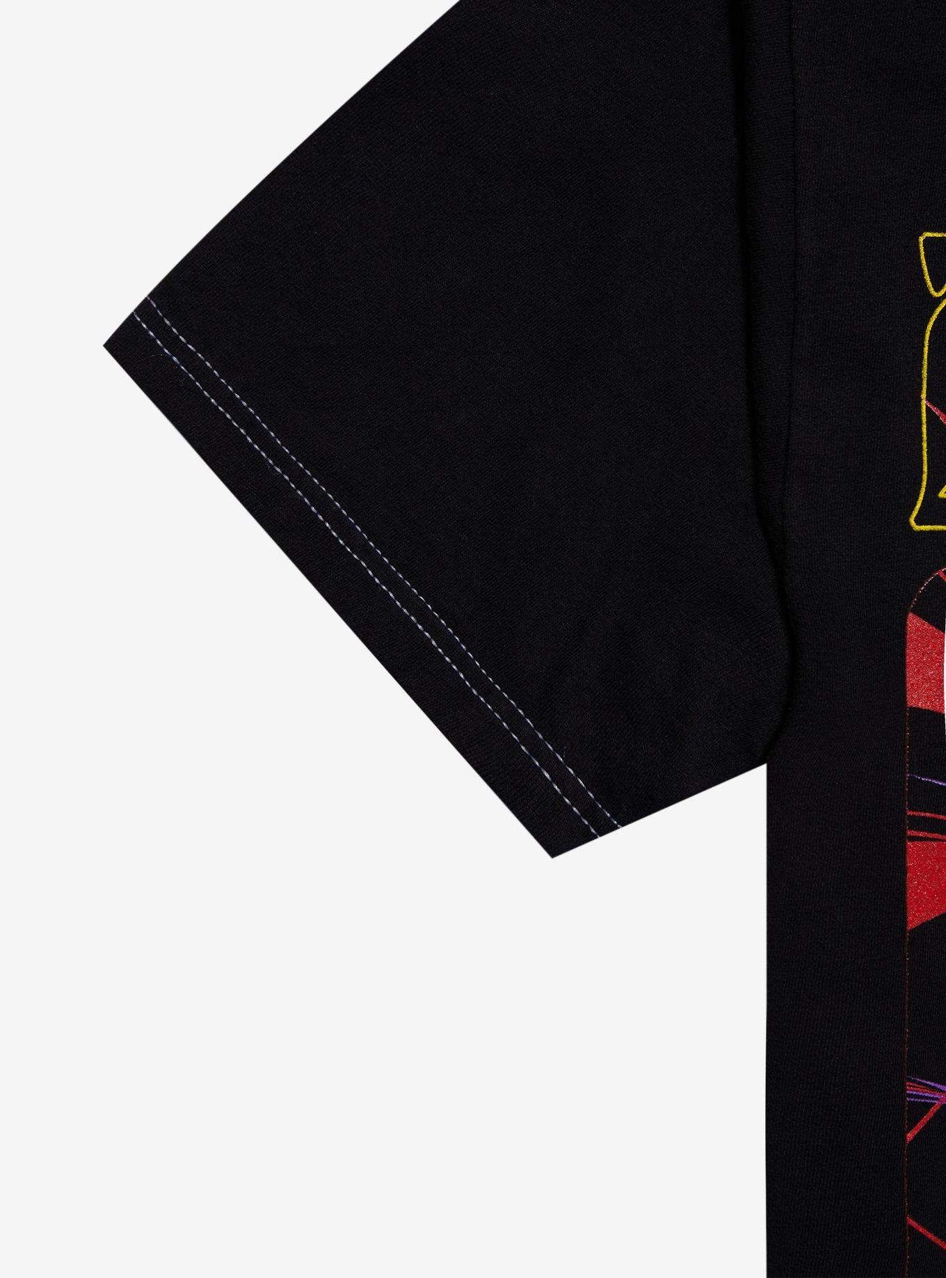 Babymetal Foxes Boyfriend Fit Girls T-Shirt, BLACK, alternate