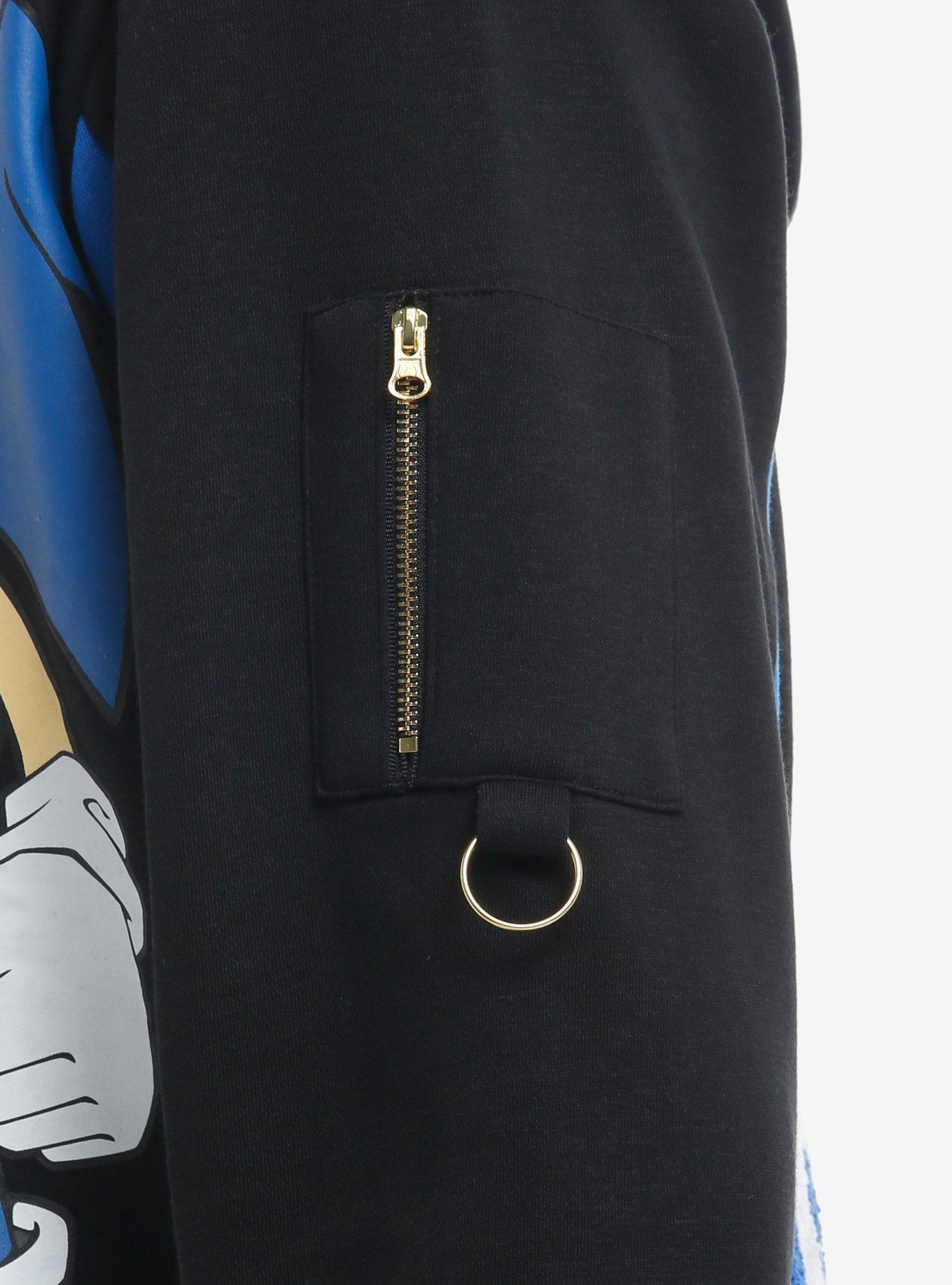 Sonic The Hedgehog Sonic & Shadow Split Hoodie, MULTI, alternate
