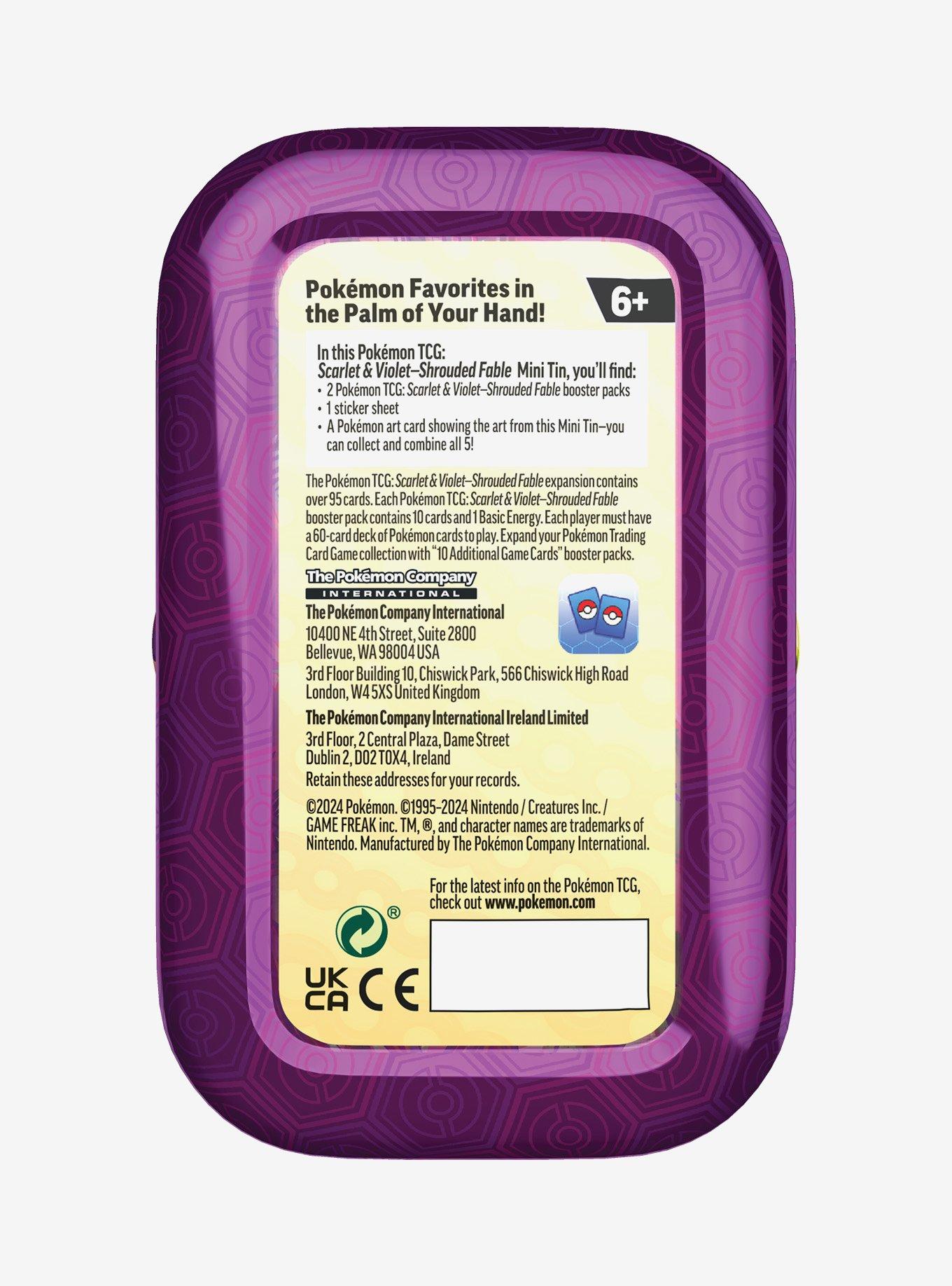 Pok&eacute;mon Trading Card Game Scarlet & Violet Shrouded Fable Mini Tin, , alternate