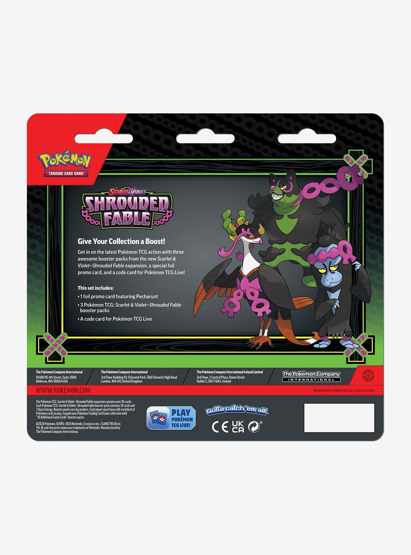 Pok&eacute;mon Trading Card Game Scarlet & Violet Shrouded Fable Booster Pack Set, , alternate