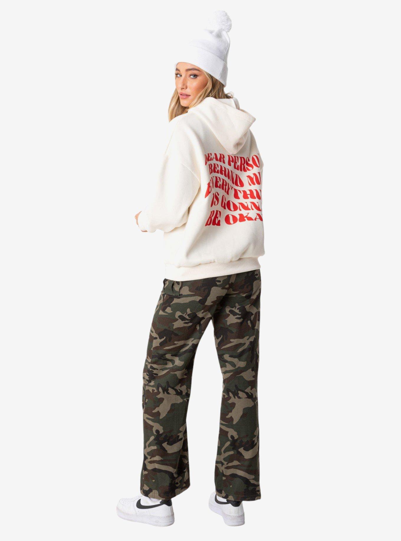 Edikted Everything Is Gonna Be Okay Hoodie, IVORY, alternate